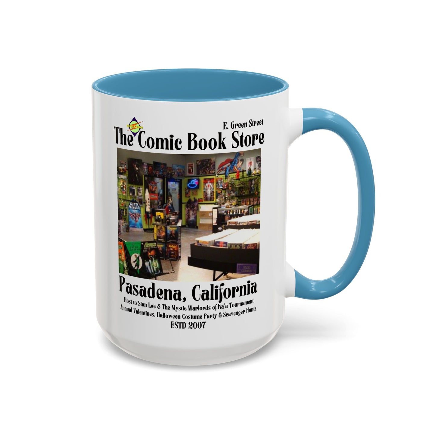 Big Bang Theory TV Show Coffee Mug Colored Handle 11 oz or 15 oz