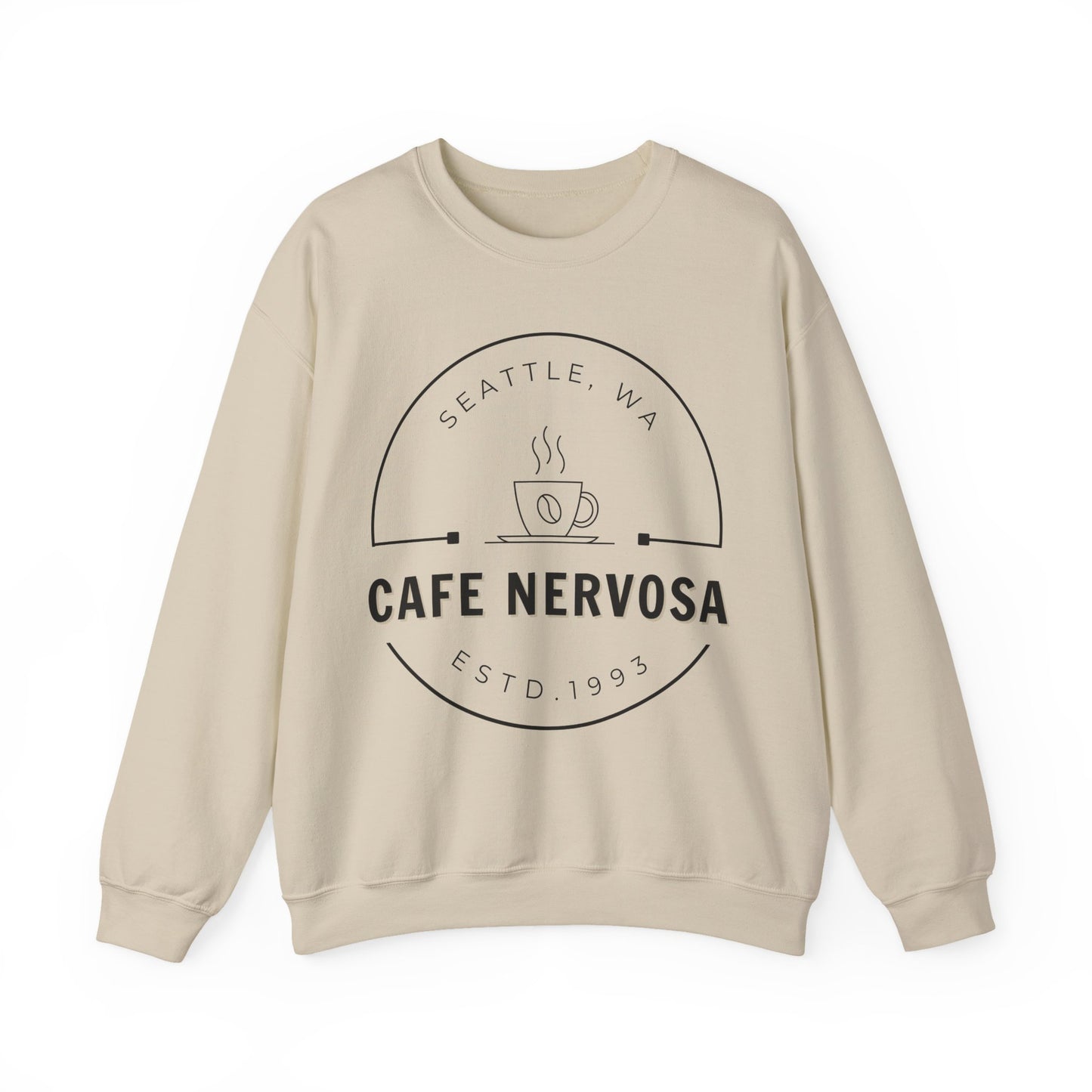Cafe Nervosa Frasier TV Show Sweatshirt