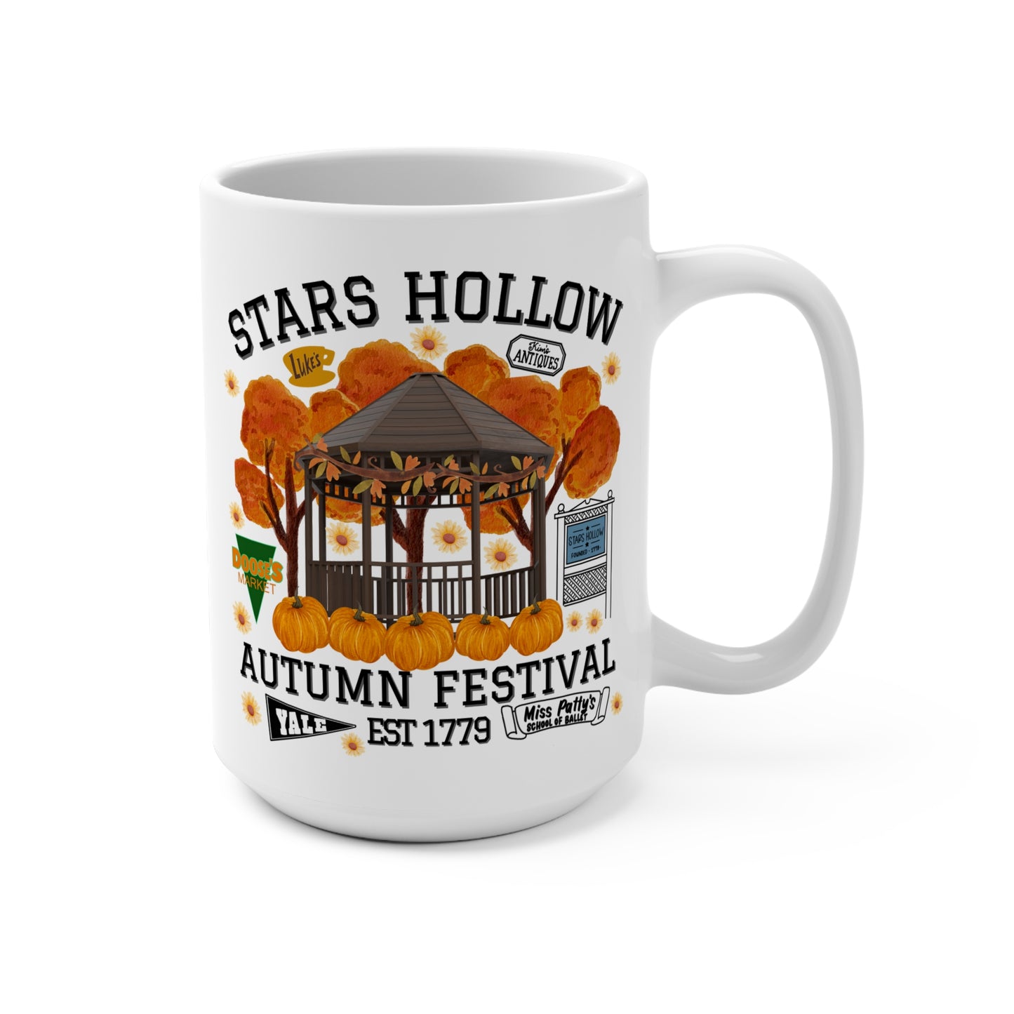 Gilmore Girls TV Show Coffee Mug - 15 oz - Stars Hollow Autumn Festival