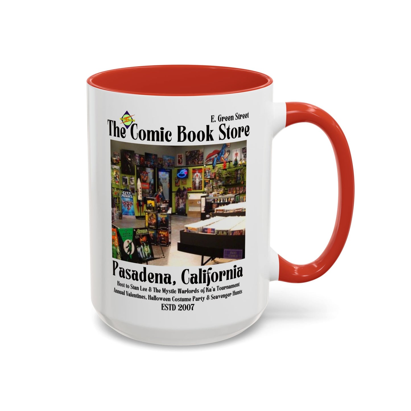 Big Bang Theory TV Show Coffee Mug Colored Handle 11 oz or 15 oz