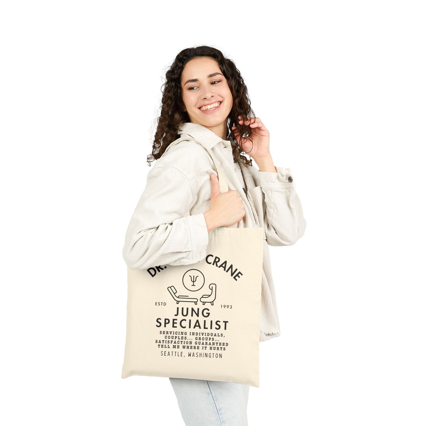 Niles Crane Frasier TV Show Tote Bag