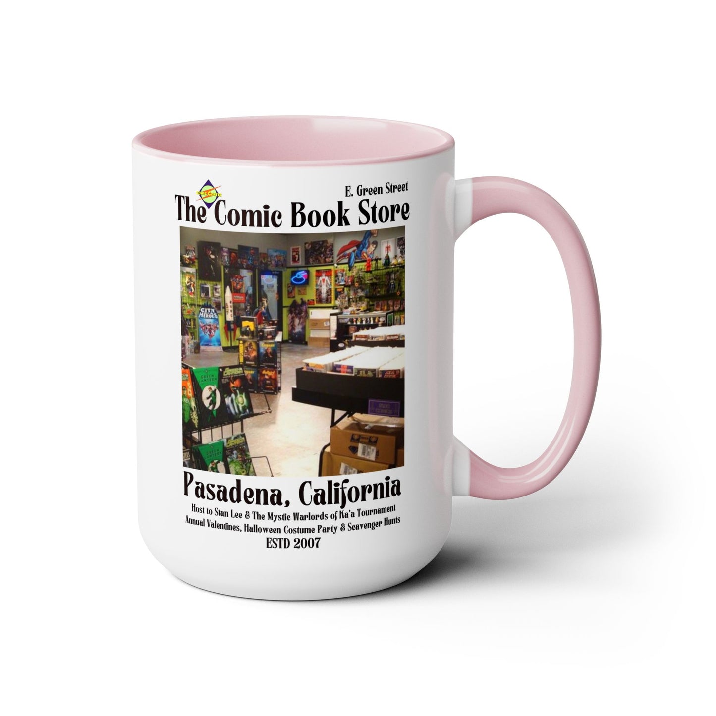 Big Bang Theory TV Show Colored Handle Coffee Mug 15 oz