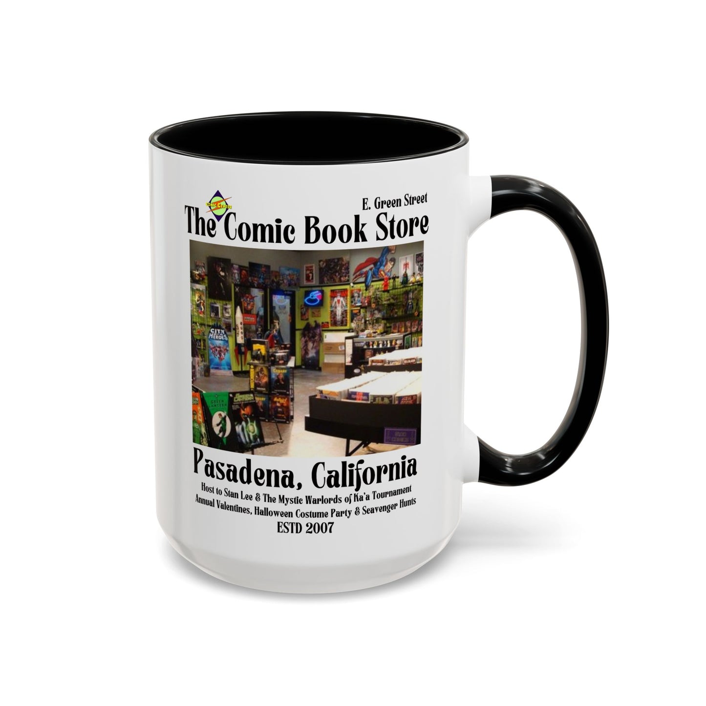 Big Bang Theory TV Show Coffee Mug Colored Handle 11 oz or 15 oz