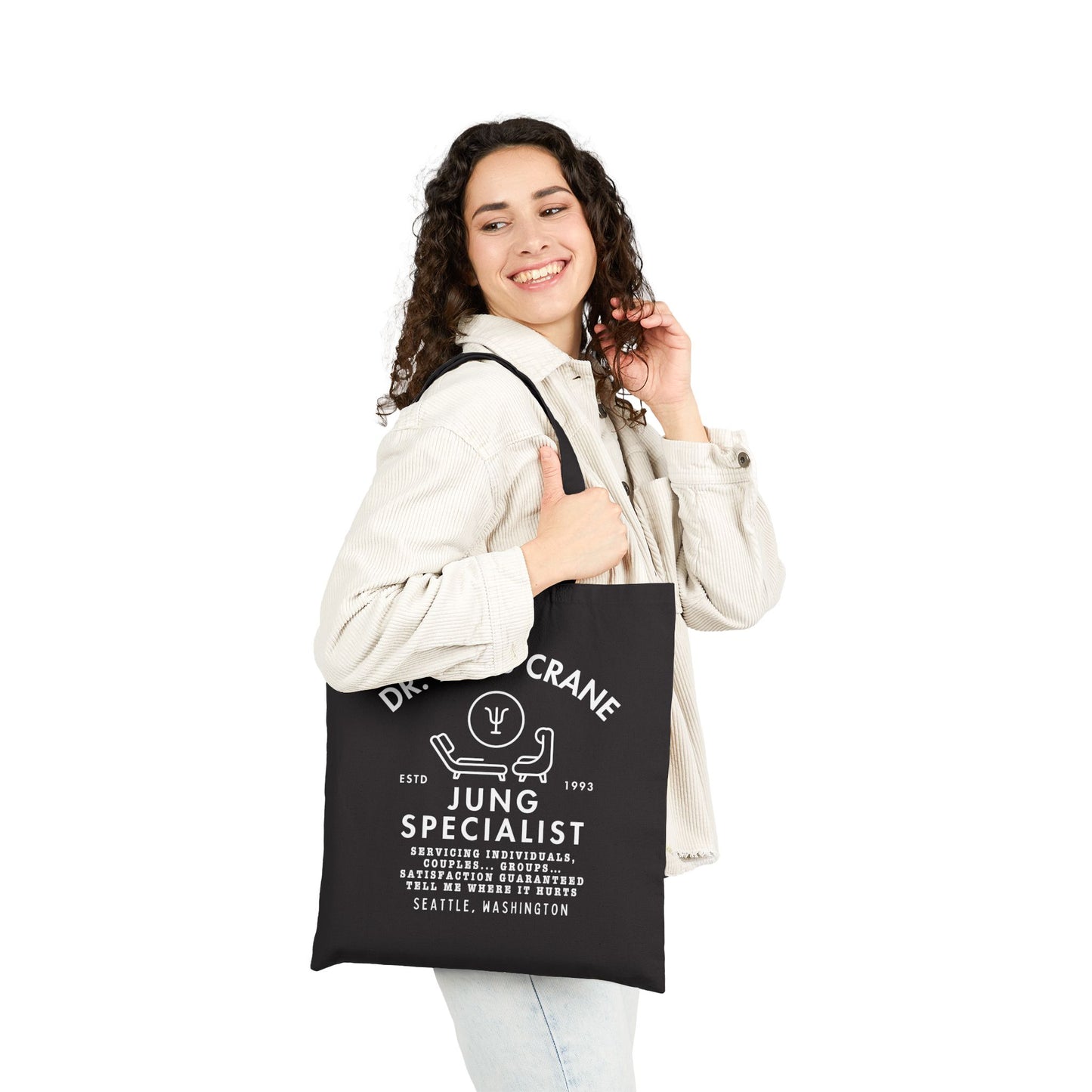 Niles Crane Frasier TV Show Tote Bag