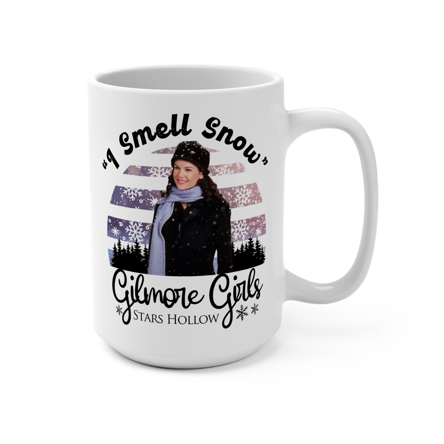 Gilmore Girls TV Show Coffee Mug - 15 oz - I Smell Snow Lorelai Gilmore