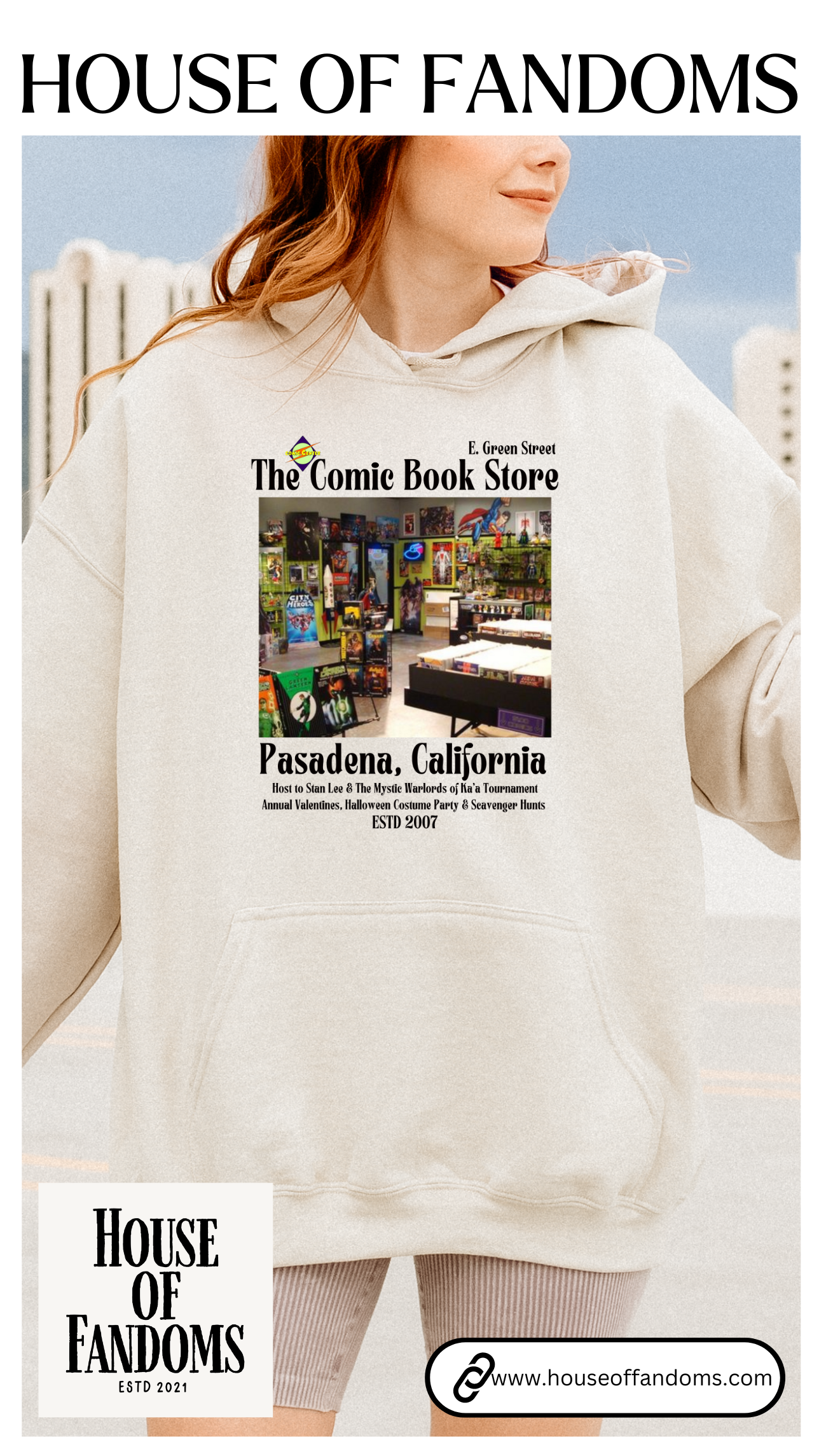 Big Bang Theory Tv Show Hoodie - Comic Book Store