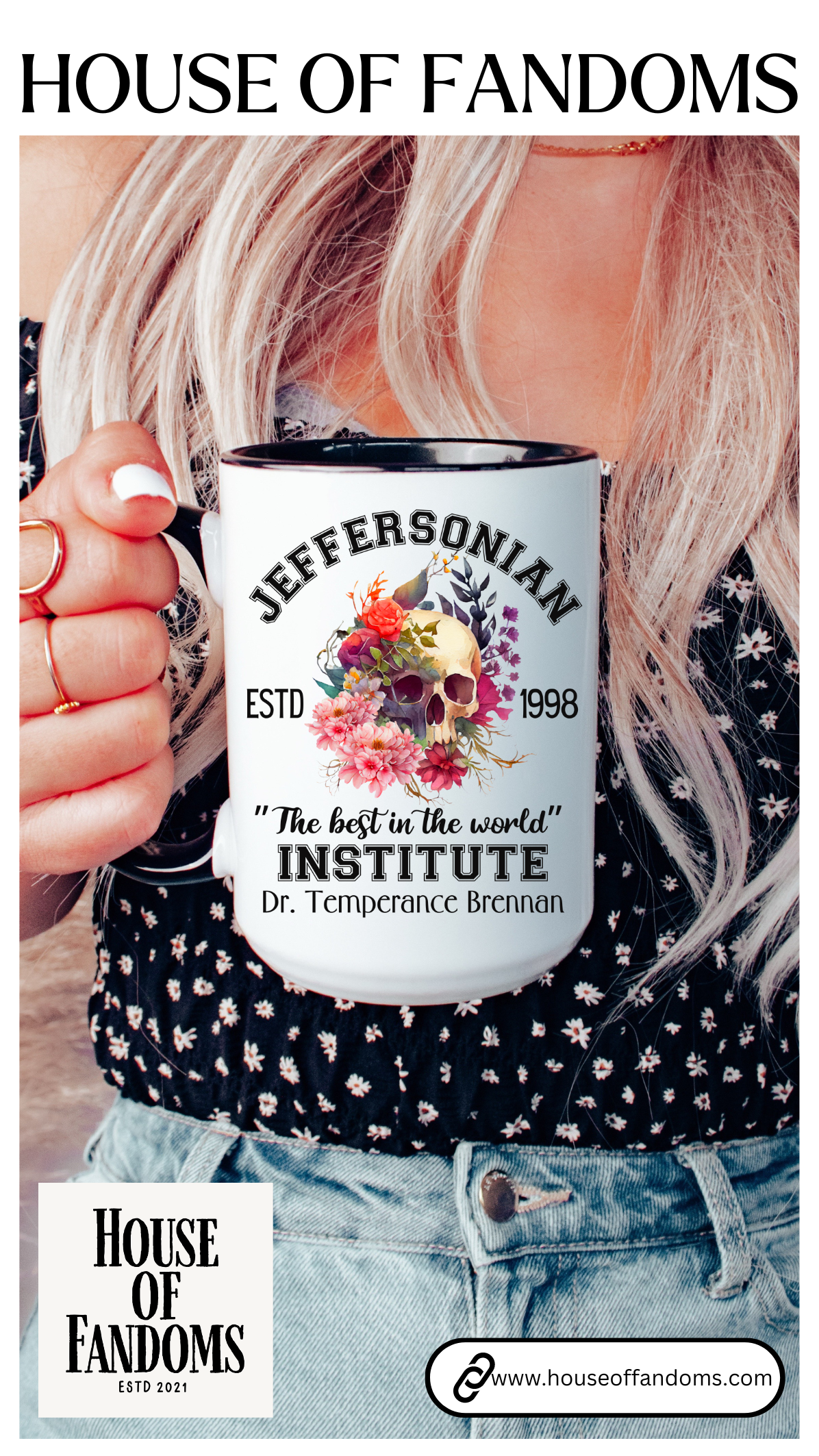 Bones TV Show 11 oz or 15 oz Colored Handle Coffe Mug