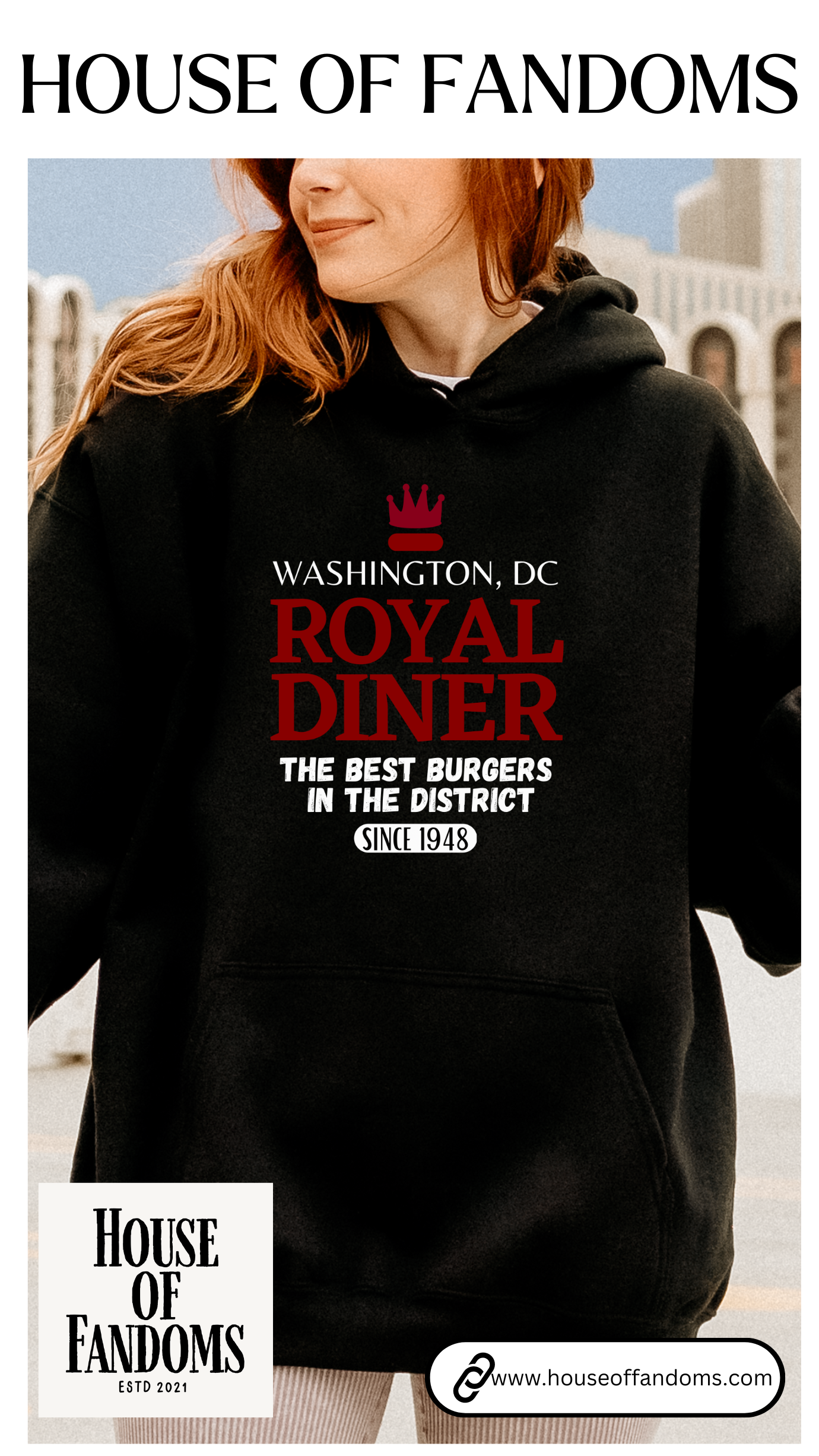 Bones TV Show Hoodie - Royal Diner