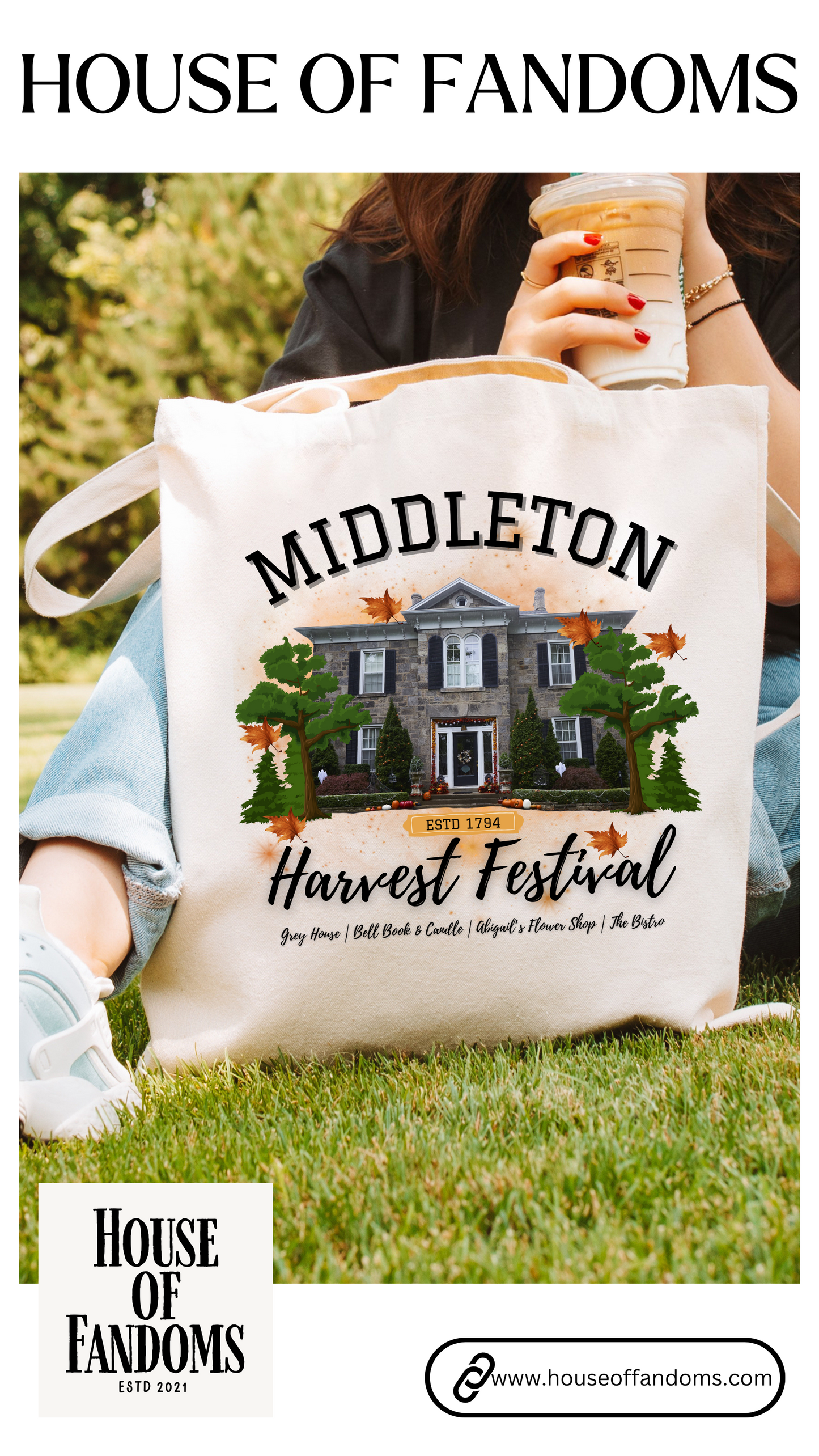 The Good Witch TV Show Tote Bag - Middleton Harvest Festival