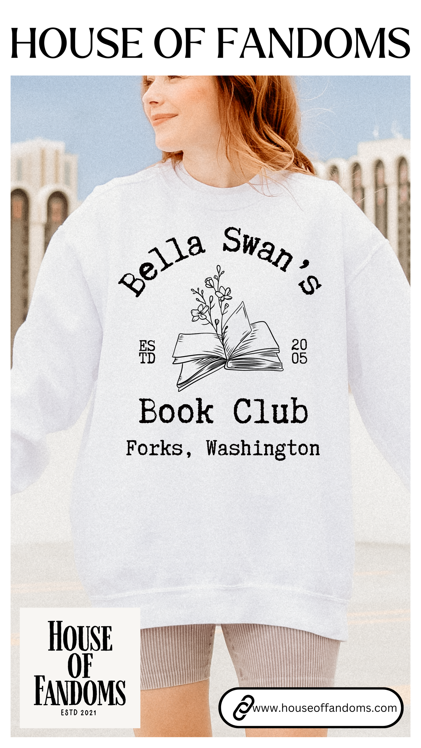 Comfort Colors® Twilight Saga Movie Book Sweatshirt - Bella Swan Book Club
