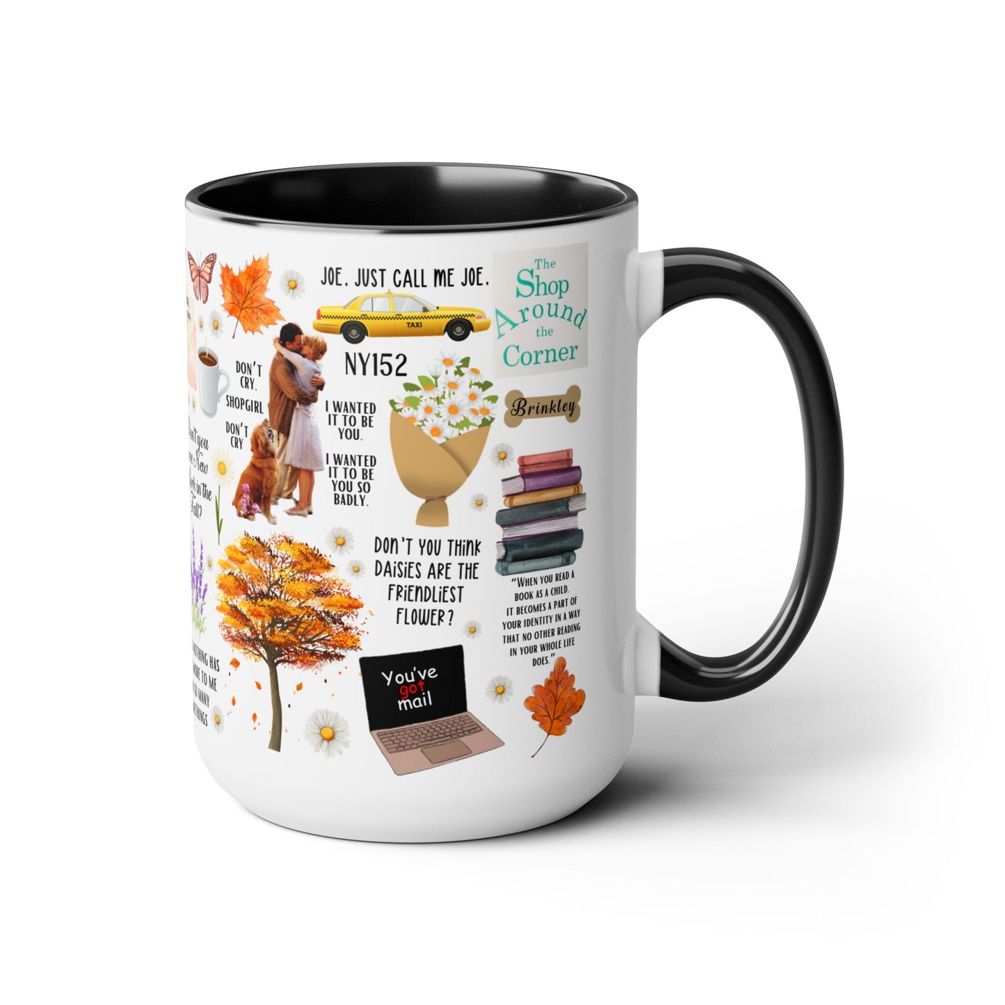 Youve Got Mail Mug 15 oz Colored Handle Coffee Mug