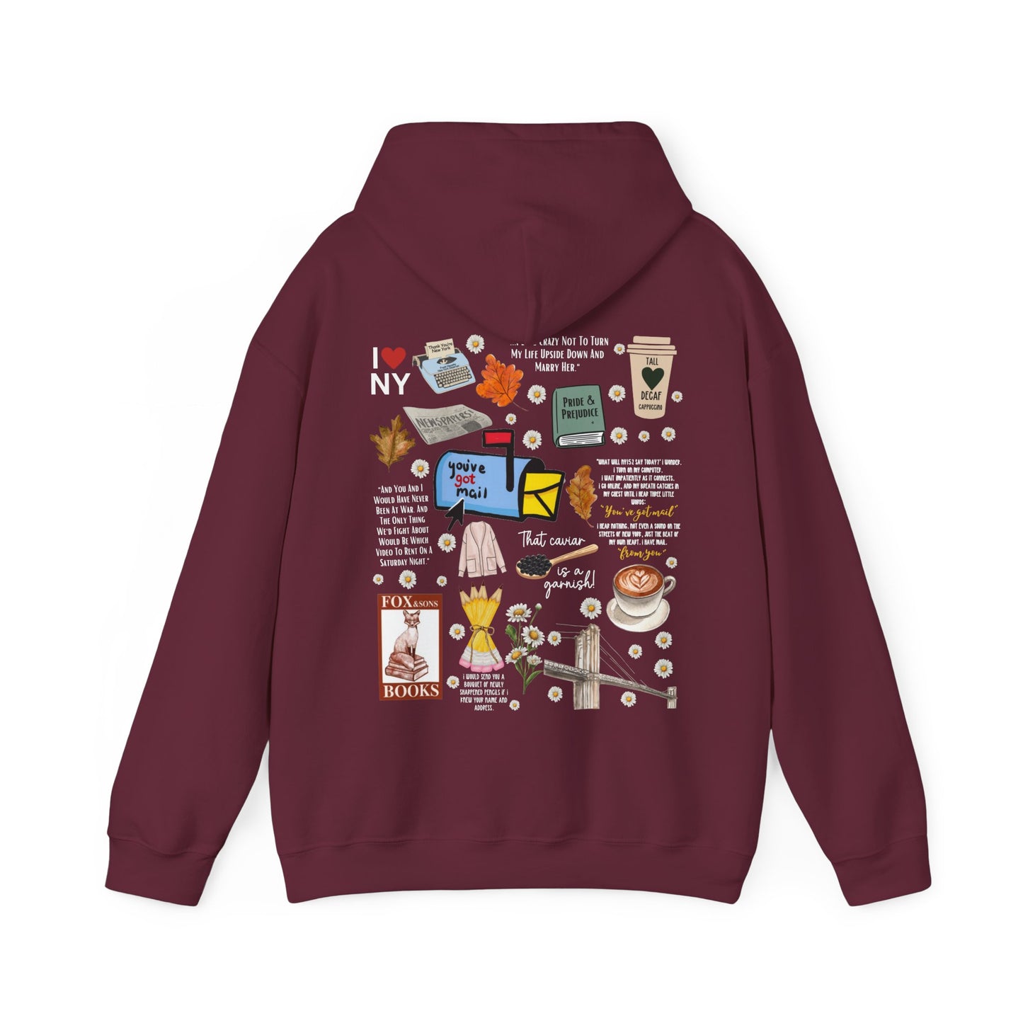 Youve Got Mail Front and Back Hoodie