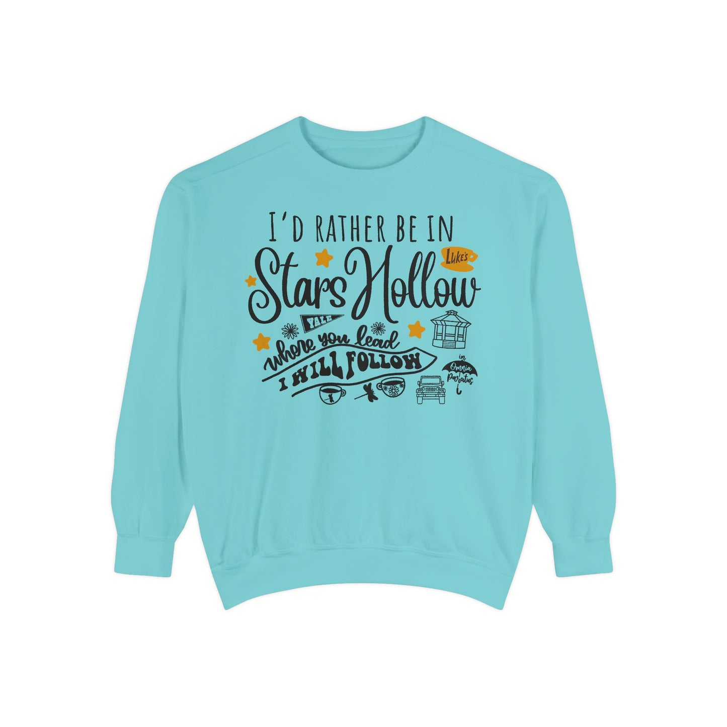 Comfort Colors® Gilmore Girls TV Show Sweatshirt - I’d Rather be in Stars Hollow