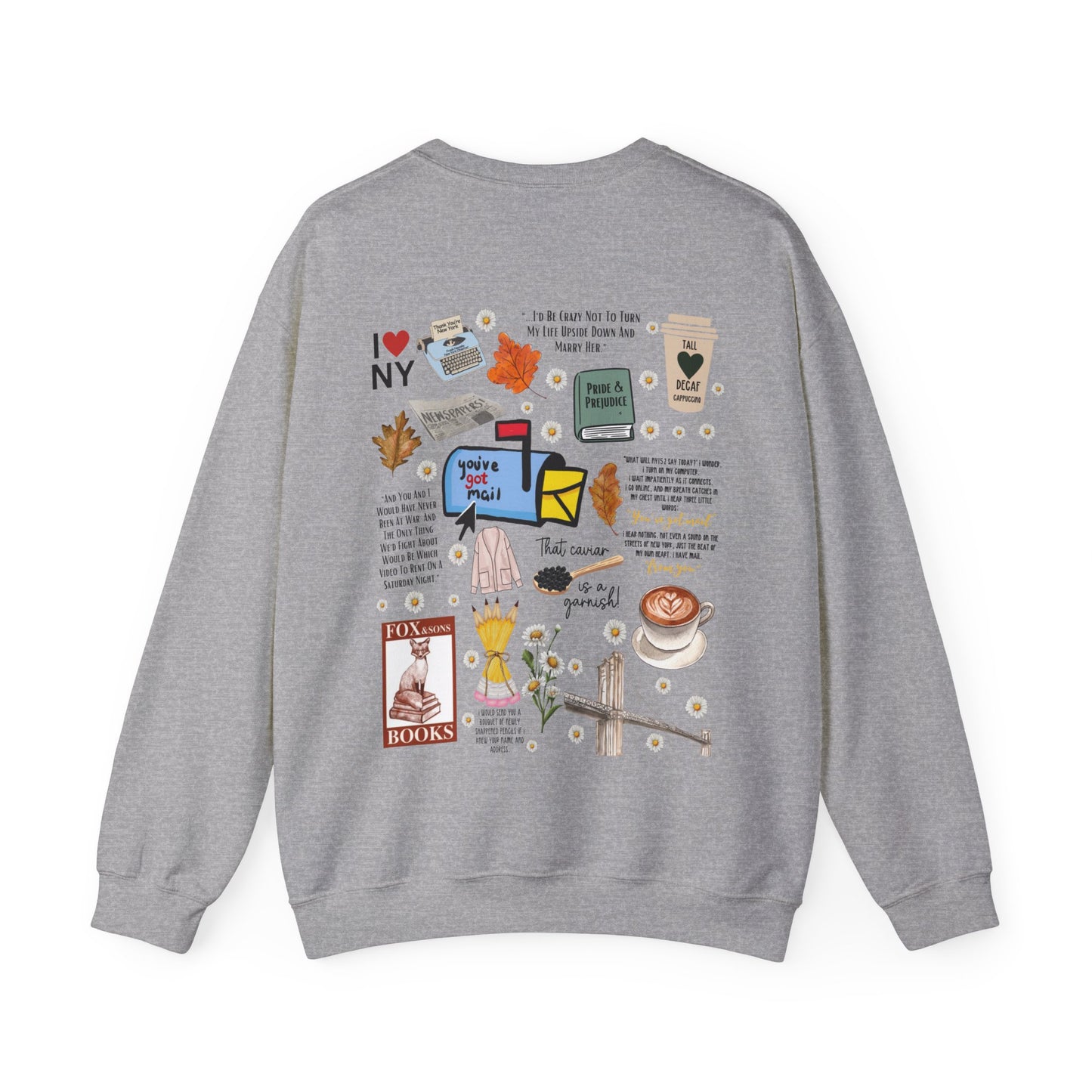 You've Got Mail Movie 2 Sided Sweatshirt