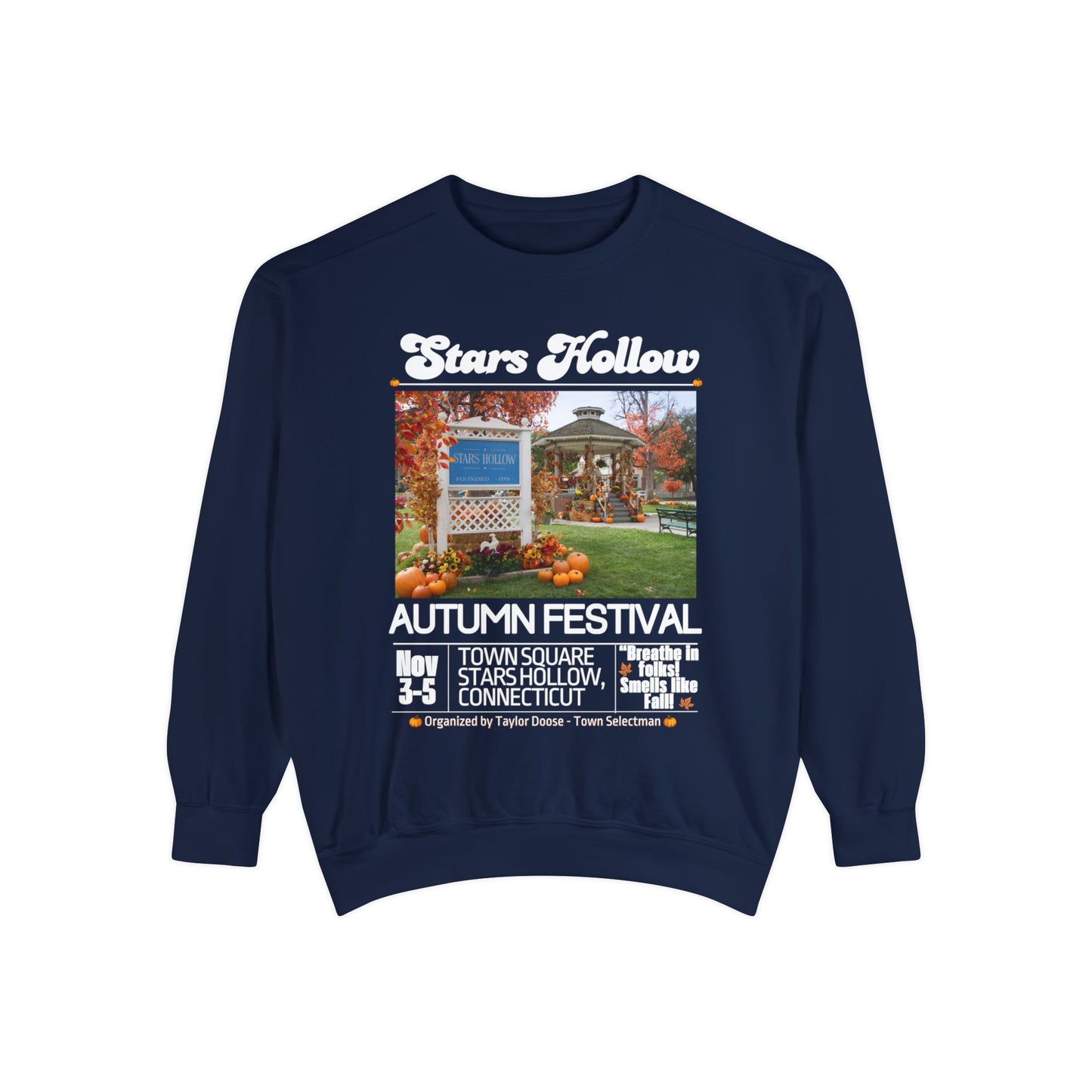 Comfort Colors® Gilmore Girls TV Show Sweatshirt - Stars Hollow Autumn Festival