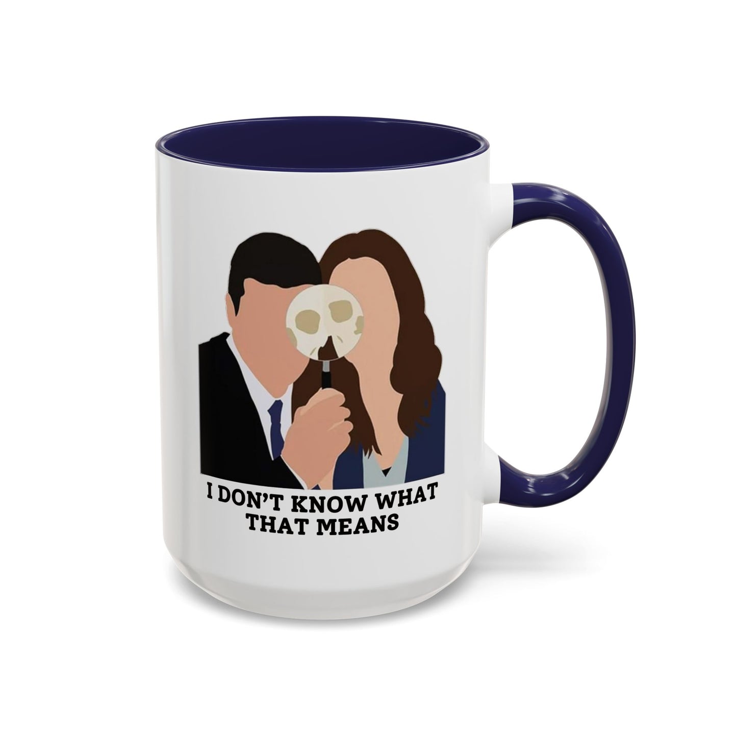 Bones TV Show 11oz or 15 oz Colored Handle Coffee Mug