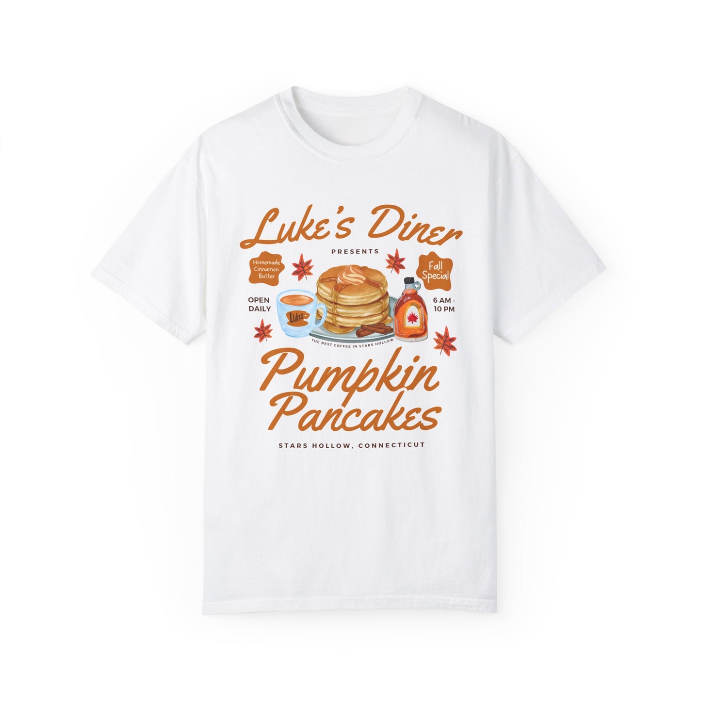 Comfort Colors® Gilmore Girls TV Show Shirt - Luke’s Diner Pumpkin Pancakes