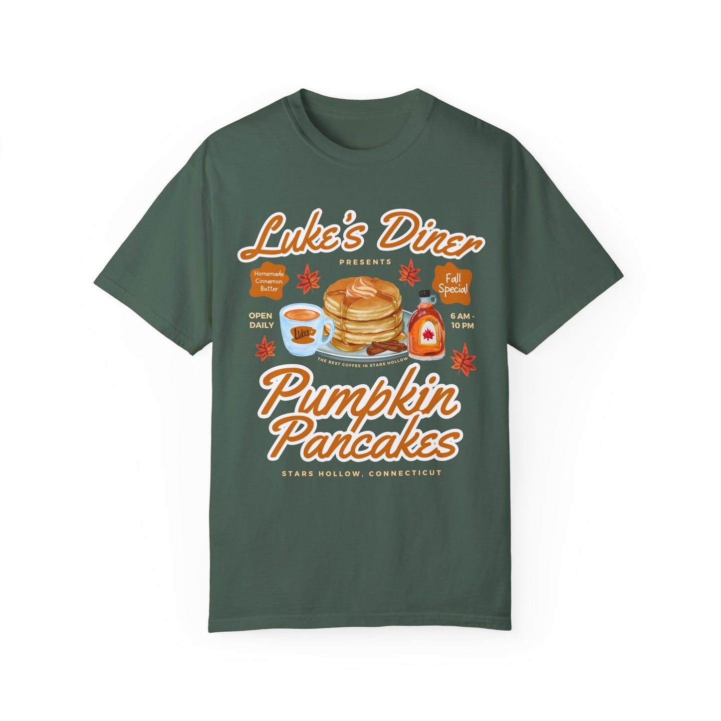 Comfort Colors® Gilmore Girls TV Show Shirt - Luke’s Diner Pumpkin Pancakes