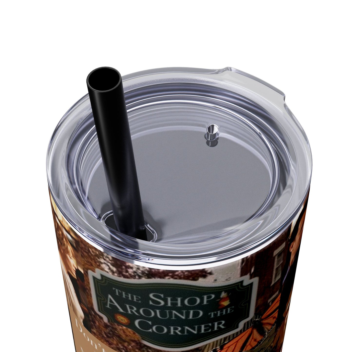 Skinny Tumbler Cup - You've Got Mail Movie Romcom 90s New York Design, 20oz