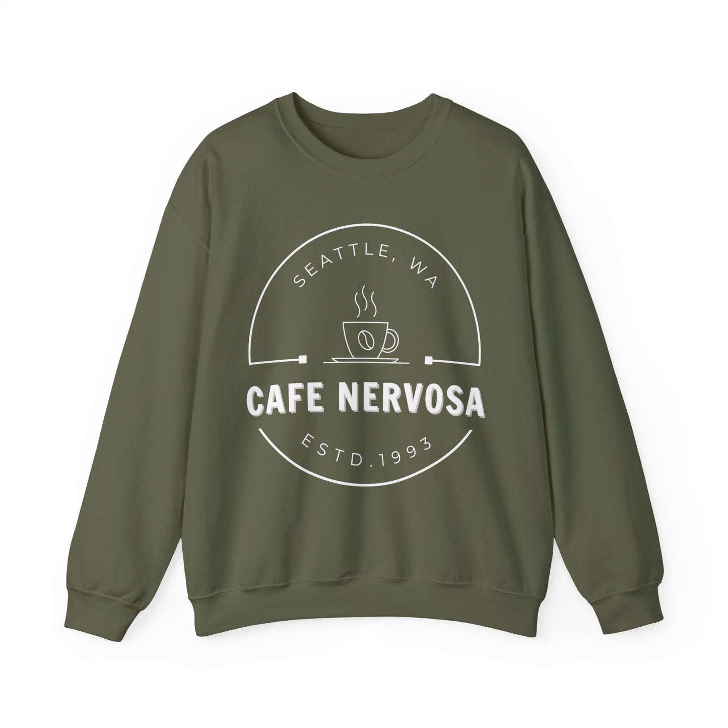 Cafe Nervosa Frasier TV Show Sweatshirt