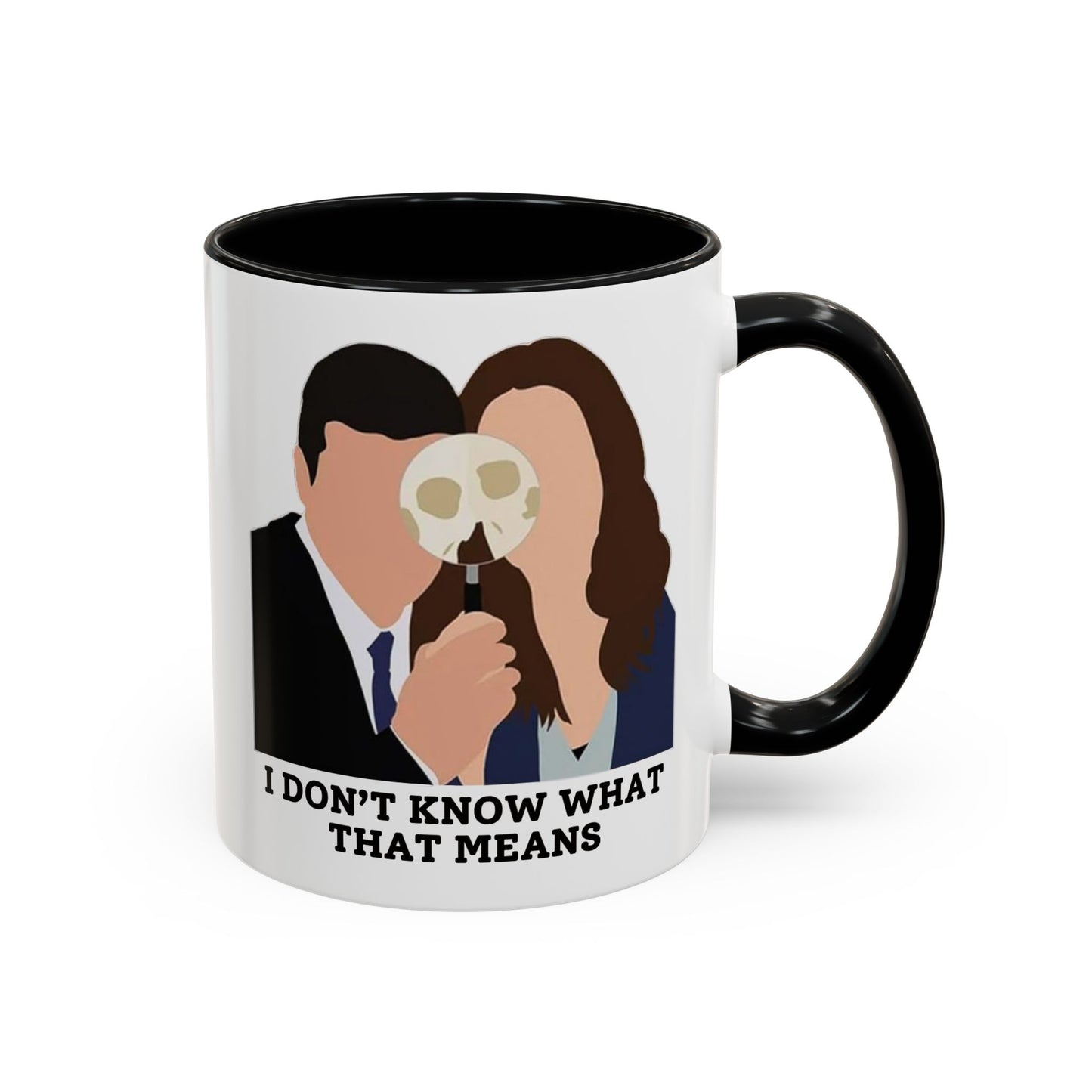 Bones TV Show 11oz or 15 oz Colored Handle Coffee Mug