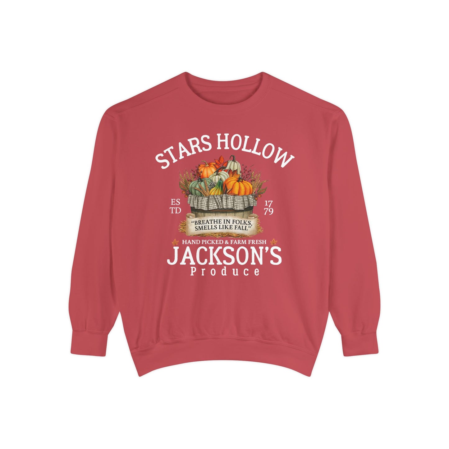 Comfort Colors® Gilmore Girls TV Show Sweatshirt - Stars Hollow Jackson’s Produce