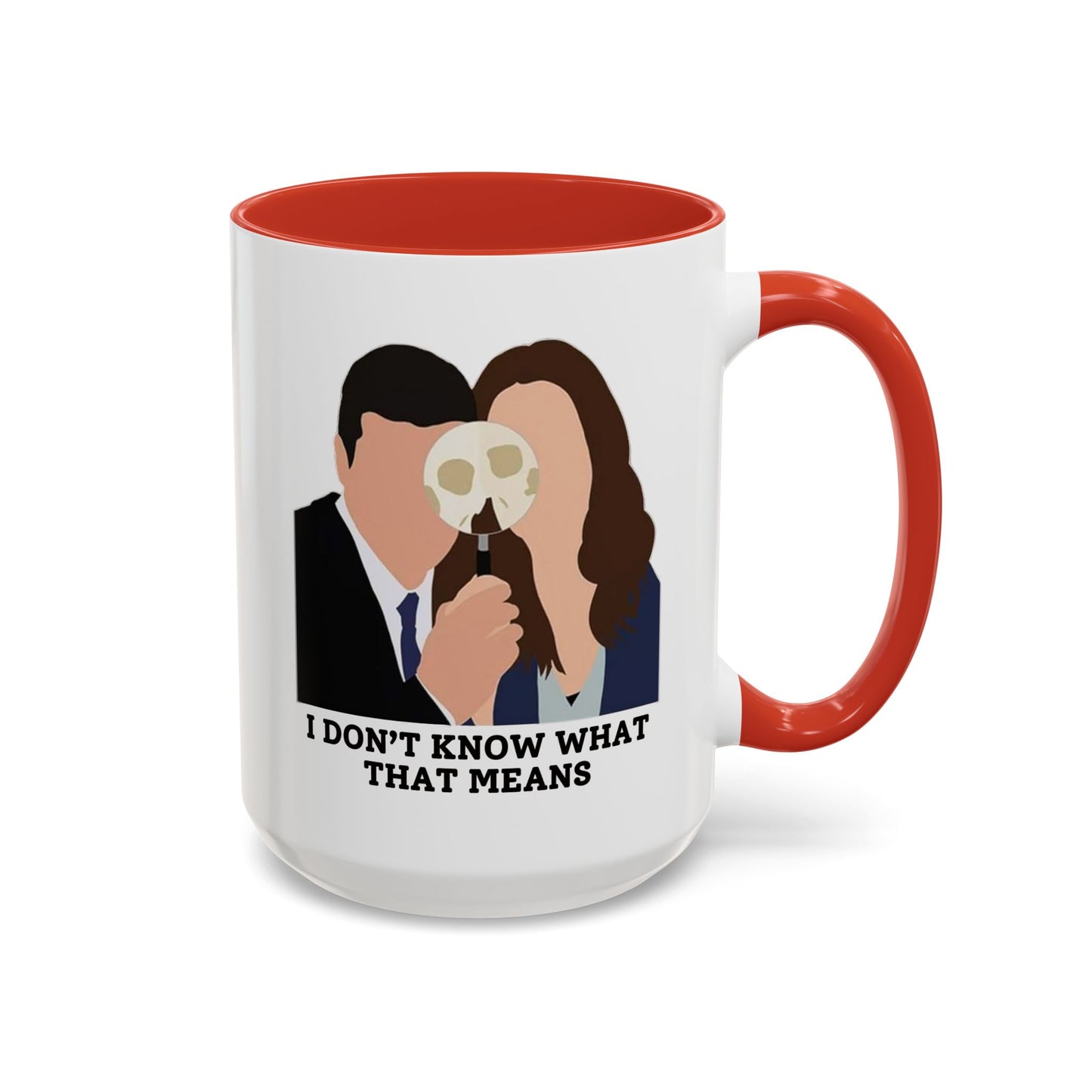 Bones TV Show 11oz or 15 oz Colored Handle Coffee Mug