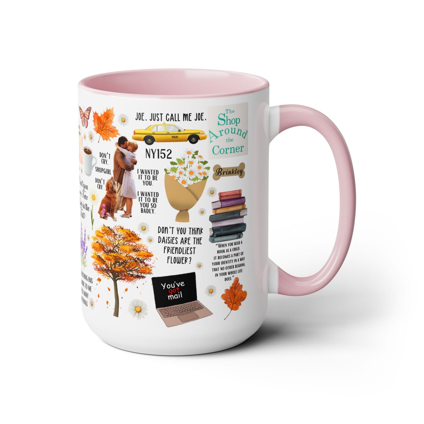 Youve Got Mail Mug 15 oz Colored Handle Coffee Mug