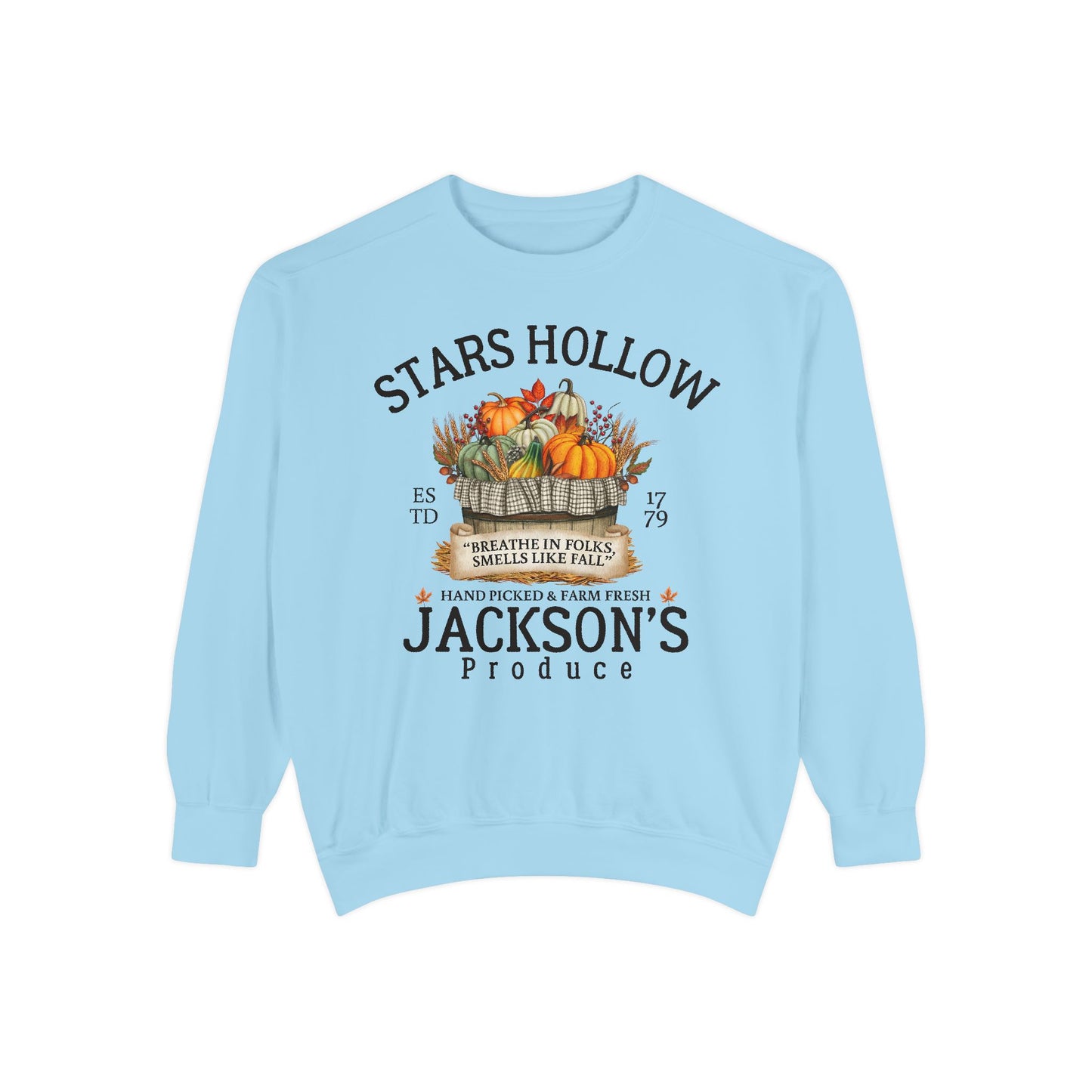 Comfort Colors® Gilmore Girls TV Show Sweatshirt - Stars Hollow Jackson’s Produce