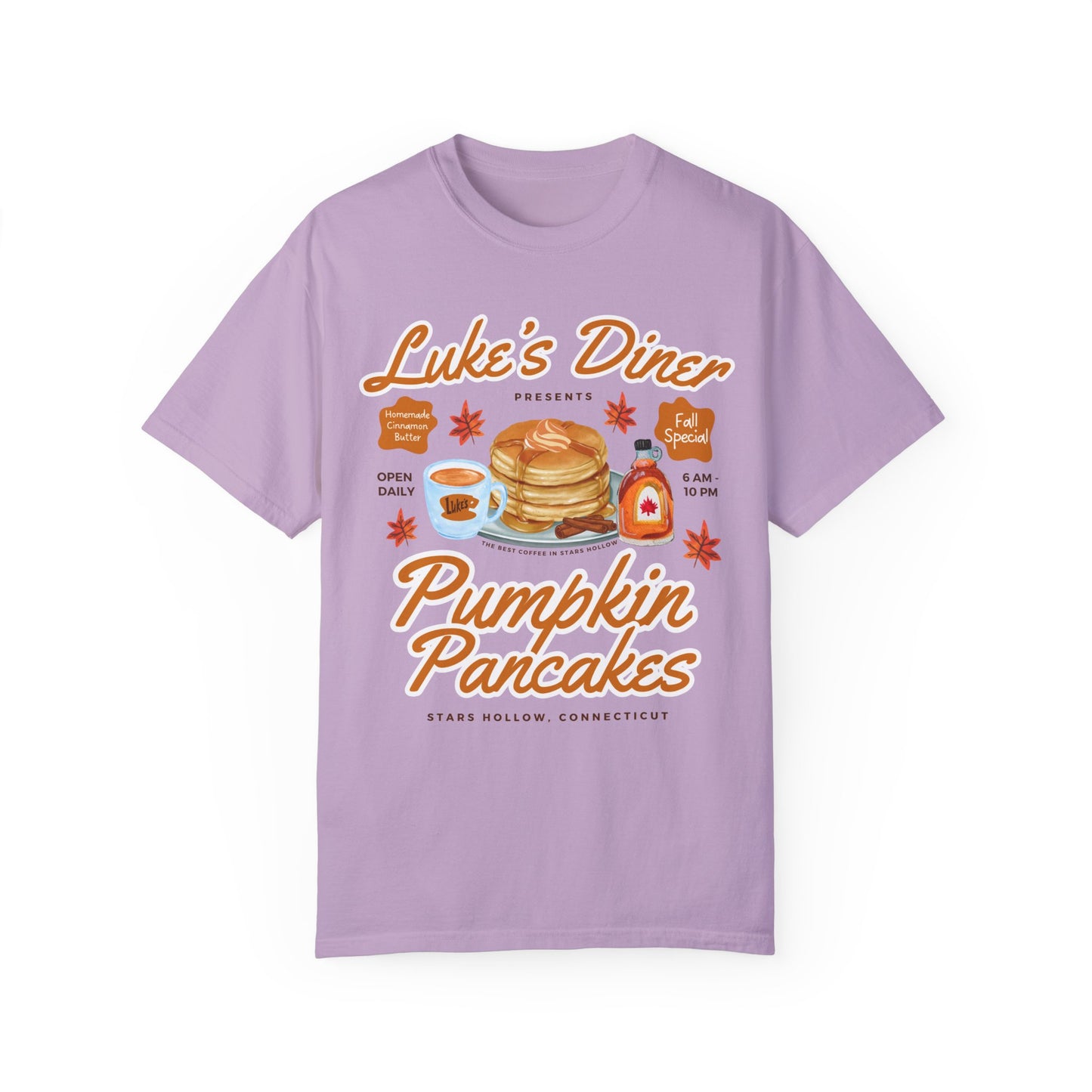 Comfort Colors® Gilmore Girls TV Show Shirt - Luke’s Diner Pumpkin Pancakes
