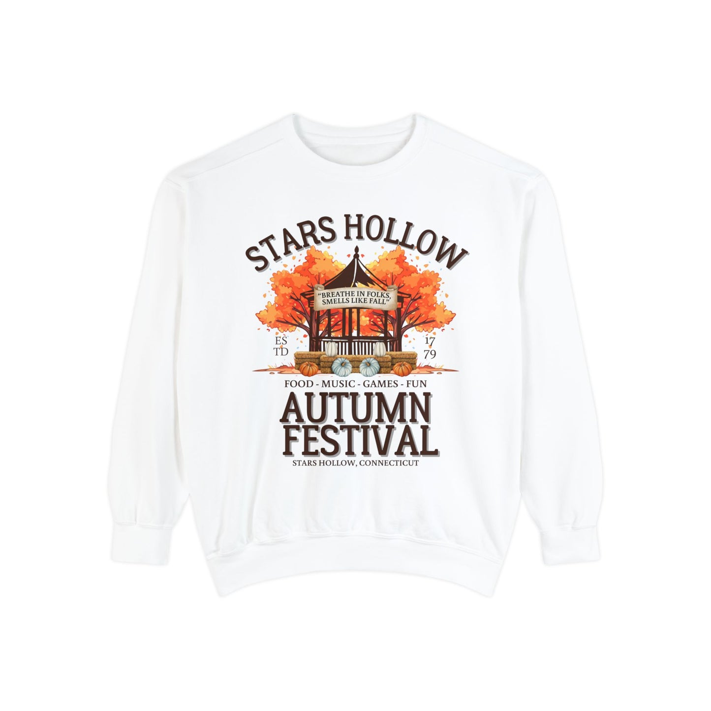 Comfort Colors® Gilmore Girls TV Show Sweatshirt - Stars Hollow Autumn Festival