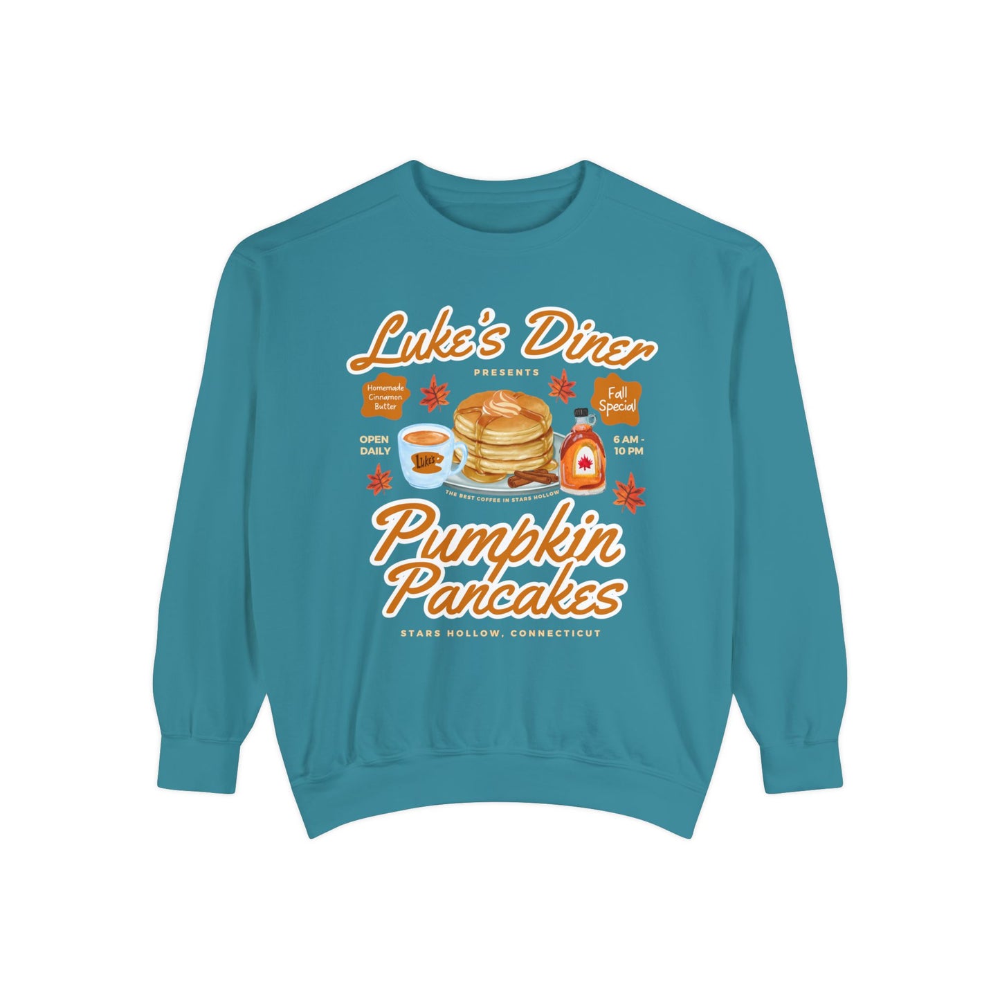 Comfort Colors® Gilmore Girls TV Show Sweatshirt - Luke’s Diner Pumpkin Pancakes
