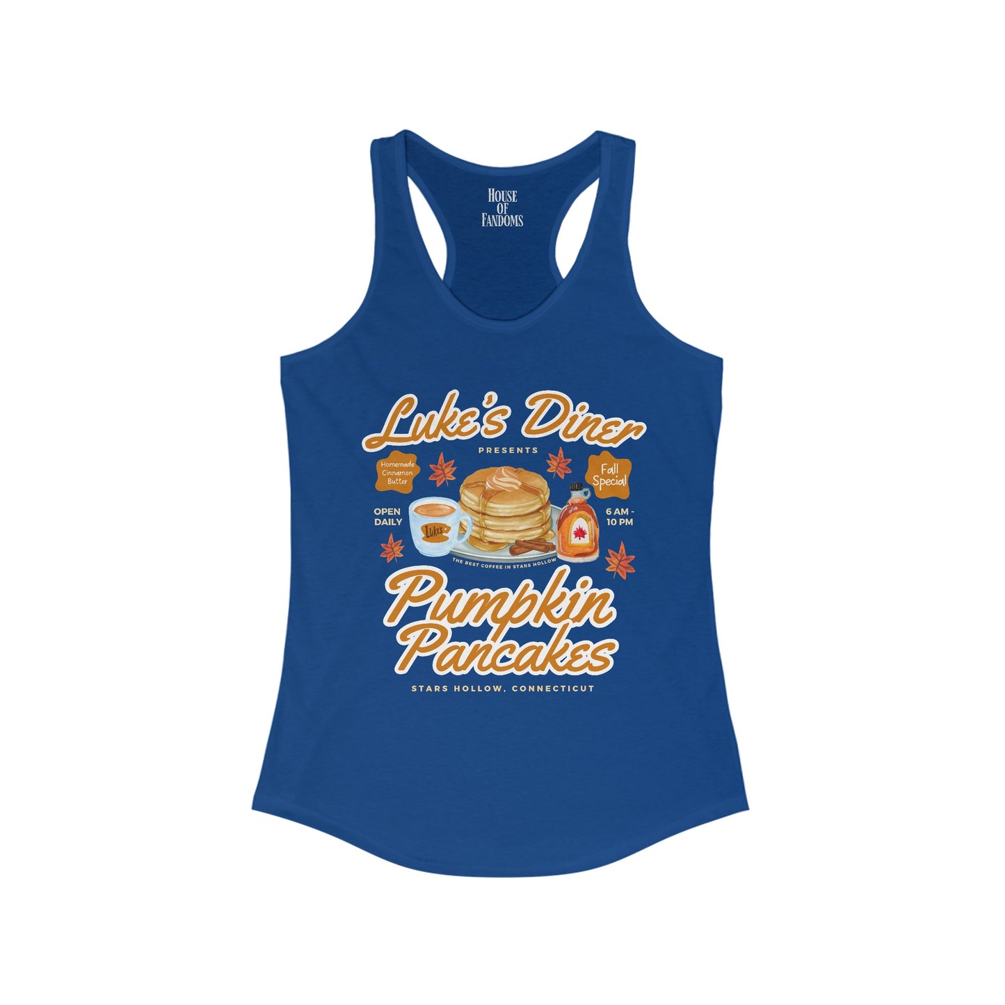 Gilmore Girls TV Show Shirt Tank - Luke’s Diner Pumpkin Pancakes