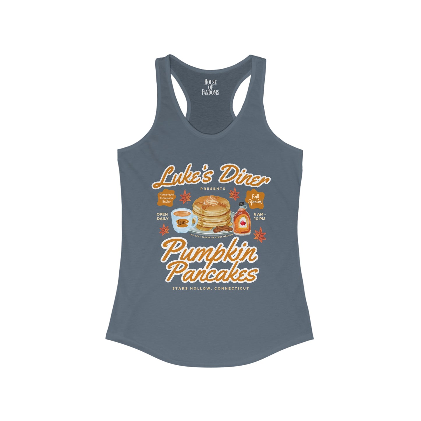 Gilmore Girls TV Show Shirt Tank - Luke’s Diner Pumpkin Pancakes