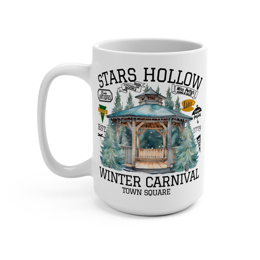 Gilmore Girls TV Show Coffee Mug - 15 oz - Winter Carnival at Stars Hollow