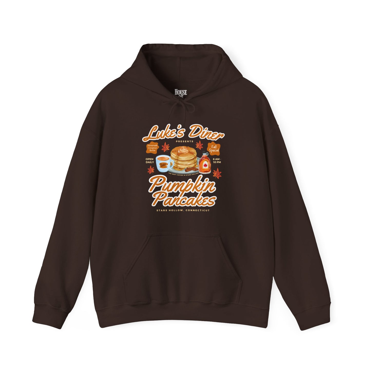 Gilmore Girls TV Show Hoodie - Luke’s Diner Pumpkin Pancakes