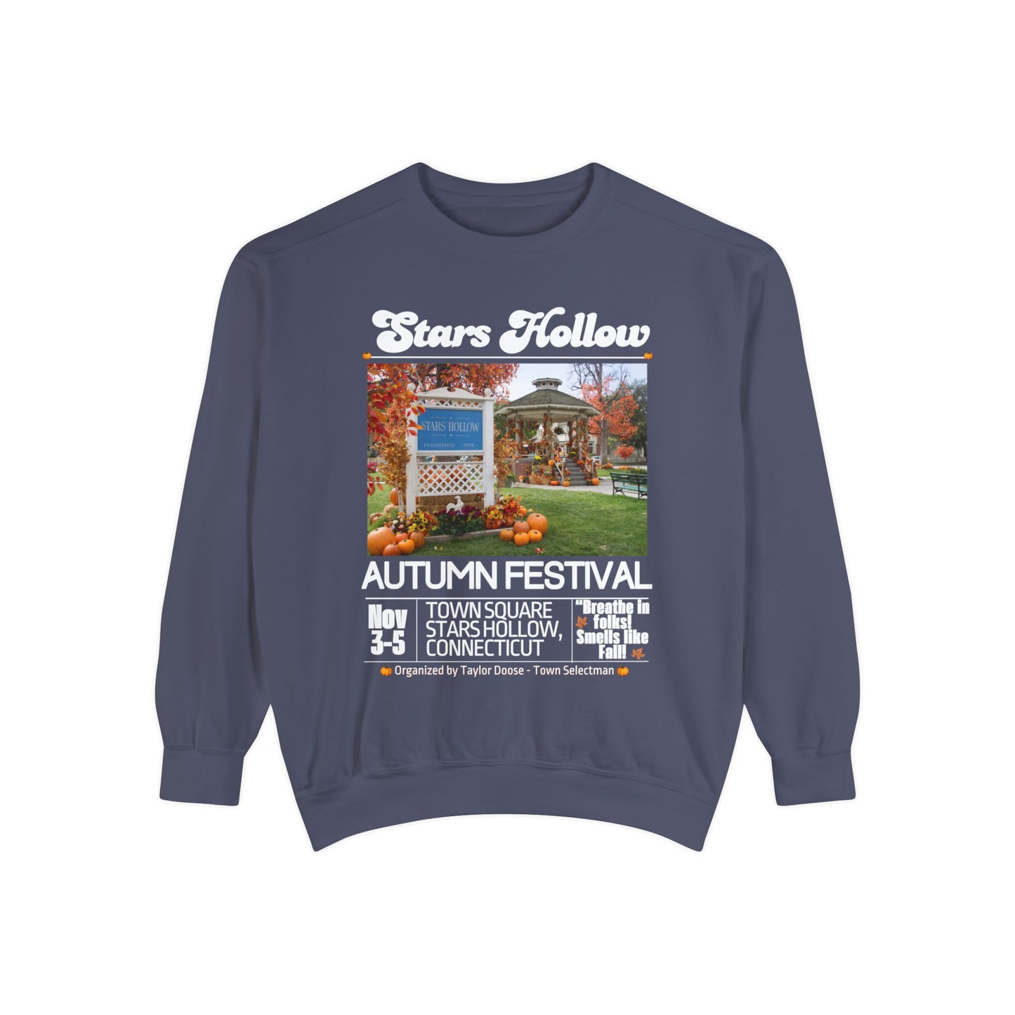 Comfort Colors® Gilmore Girls TV Show Sweatshirt - Stars Hollow Autumn Festival