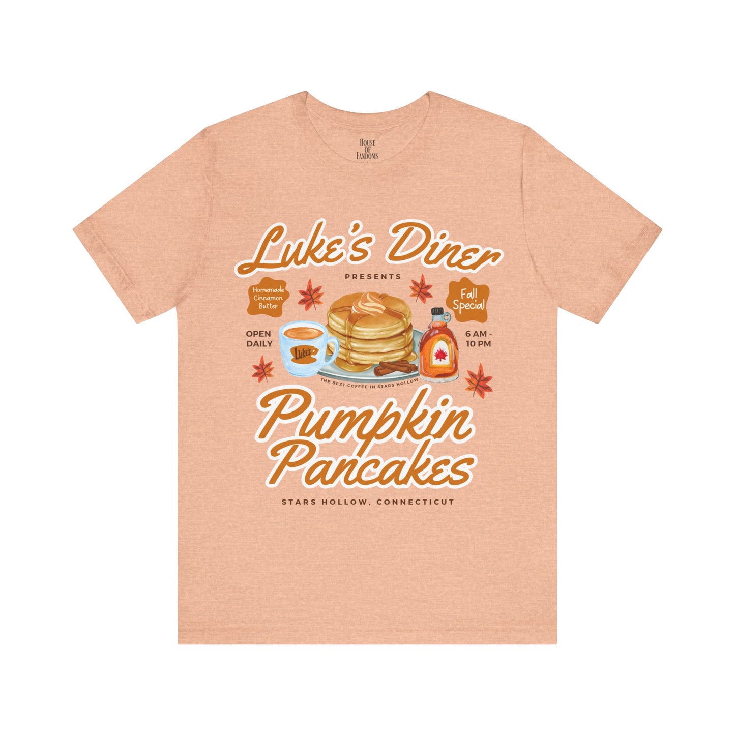 Gilmore Girls TV Show Shirt - Luke’s Diner Pumpkin Pancakes