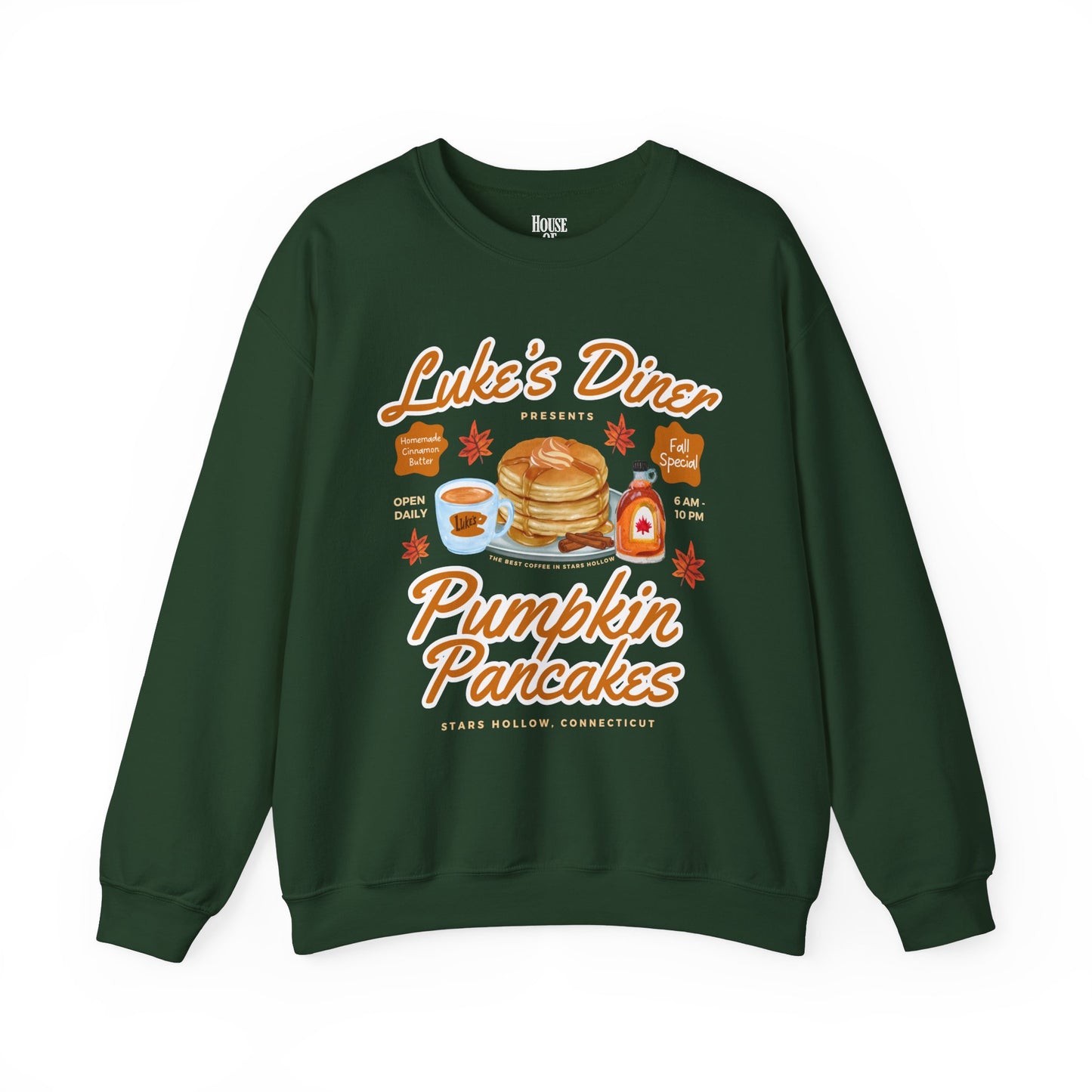 Gilmore Girls TV Show Sweatshirt - Luke’s Diner Pumpkin Pancakes