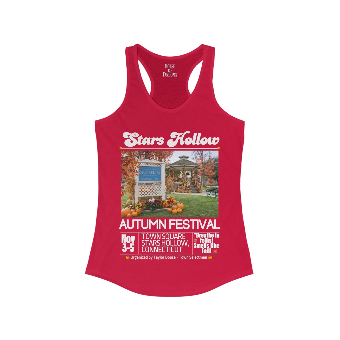Gilmore Girls TV Show Shirt Tank - Stars Hollow Autumn Festival