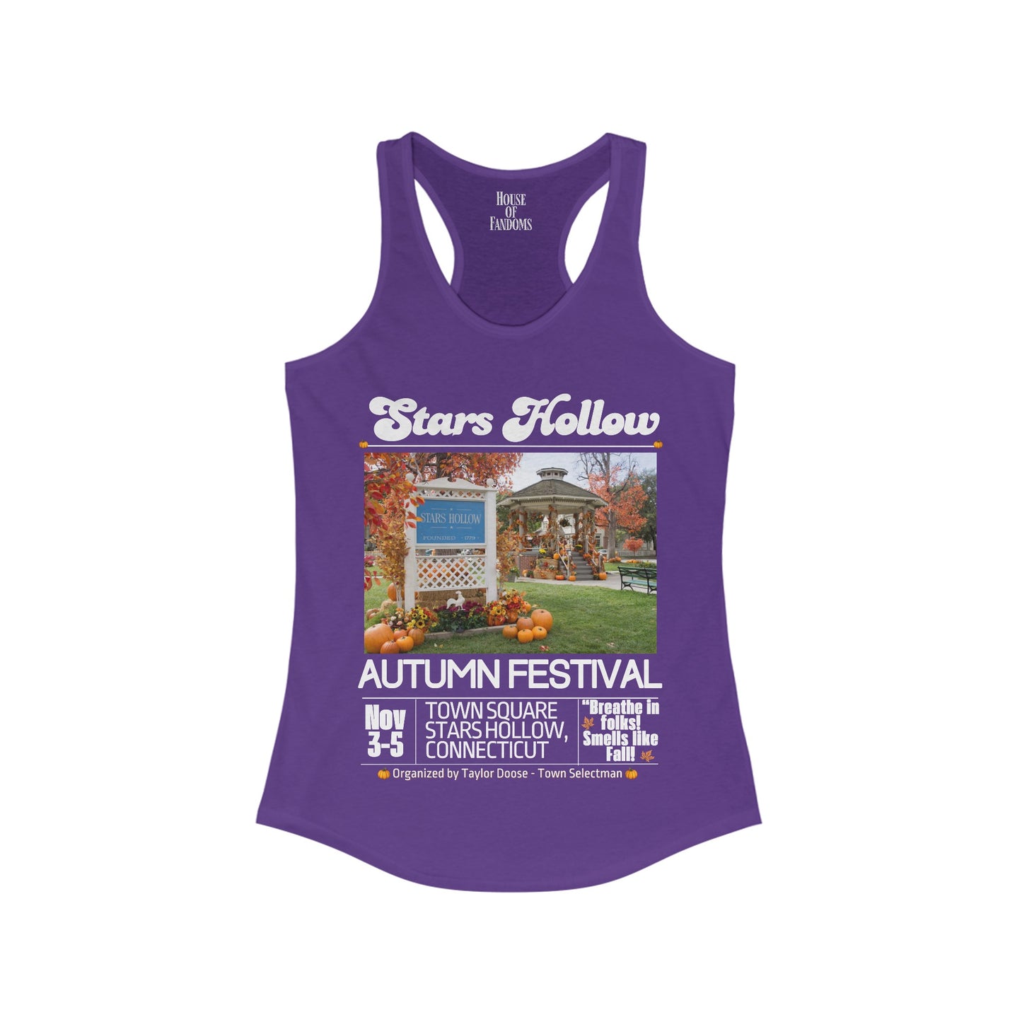 Gilmore Girls TV Show Shirt Tank - Stars Hollow Autumn Festival