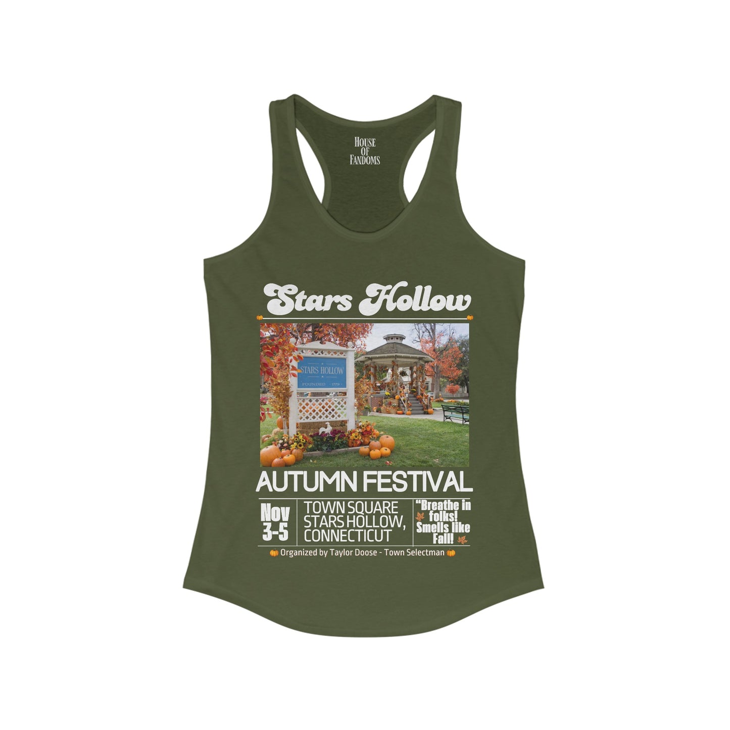 Gilmore Girls TV Show Shirt Tank - Stars Hollow Autumn Festival