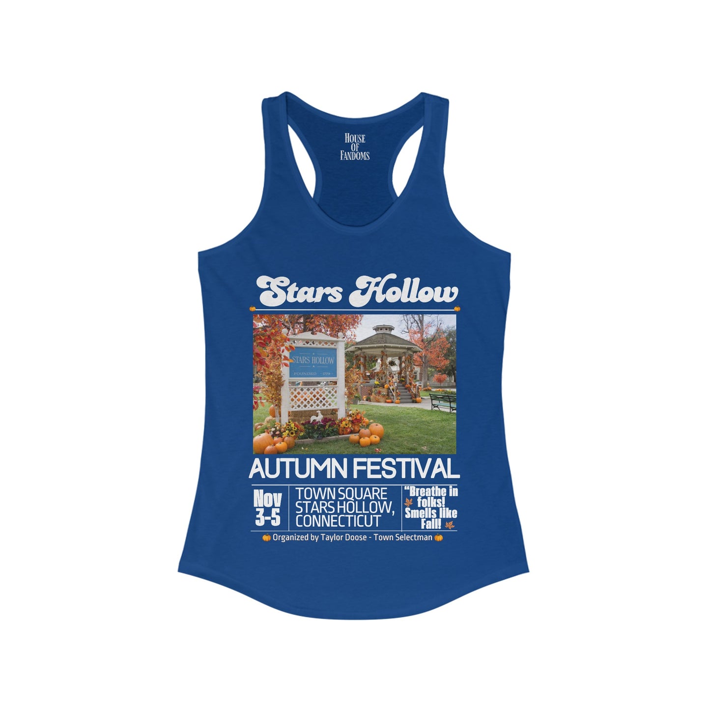 Gilmore Girls TV Show Shirt Tank - Stars Hollow Autumn Festival