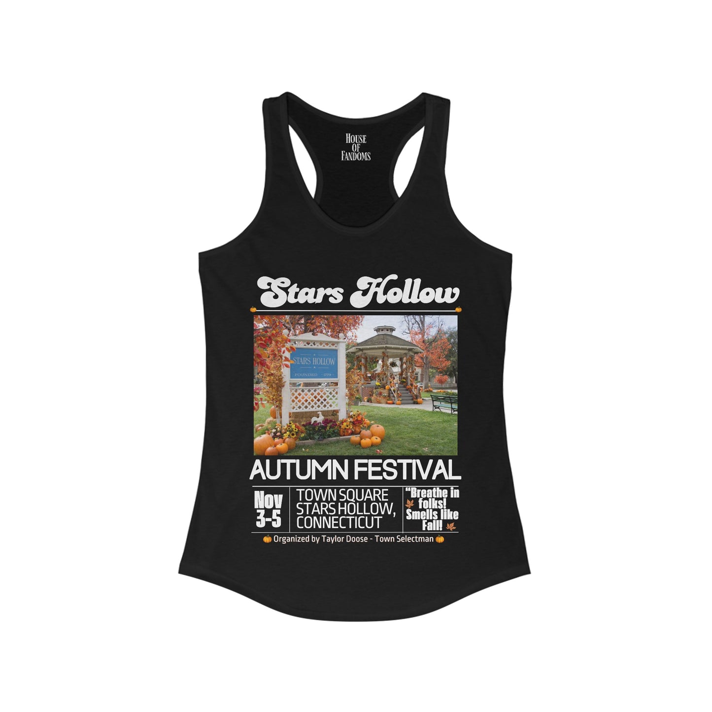 Gilmore Girls TV Show Shirt Tank - Stars Hollow Autumn Festival