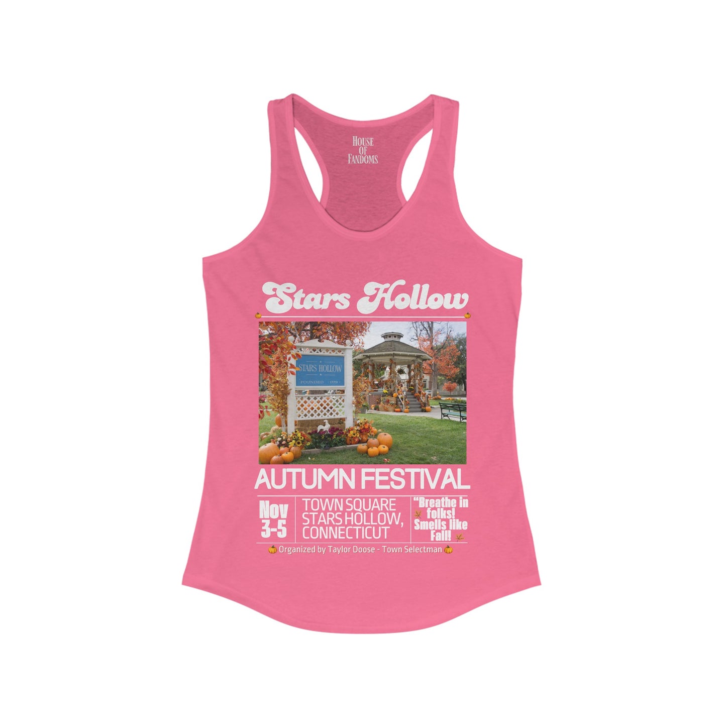 Gilmore Girls TV Show Shirt Tank - Stars Hollow Autumn Festival