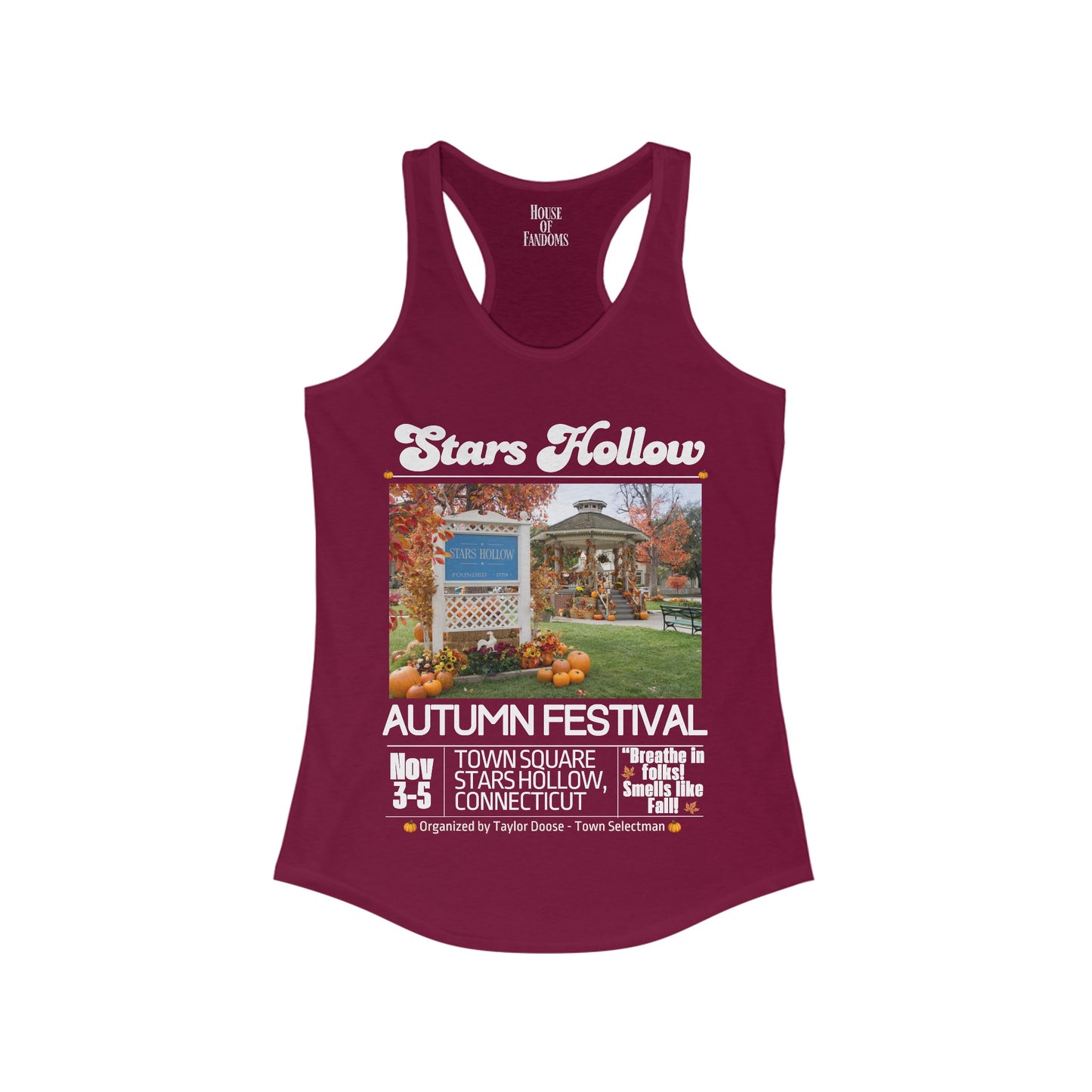 Gilmore Girls TV Show Shirt Tank - Stars Hollow Autumn Festival