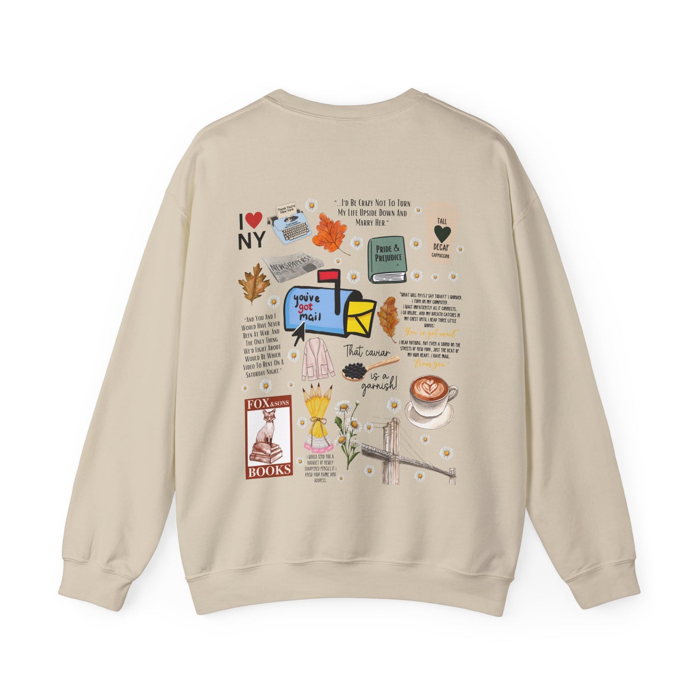 You've Got Mail Movie 2 Sided Sweatshirt