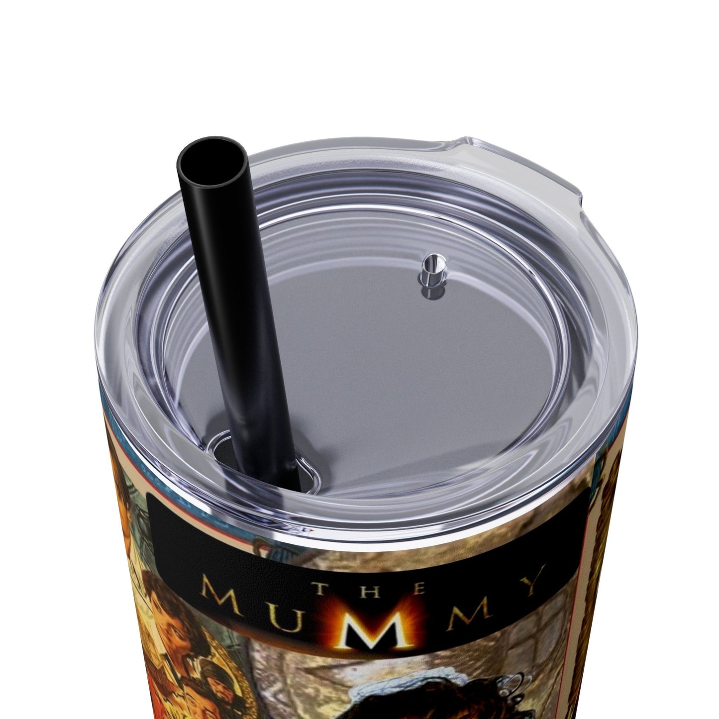 The Mummy 1999 Skinny Tumbler 90s Movies Rick OConnell Evelyn Egypt Brendan Fraser
