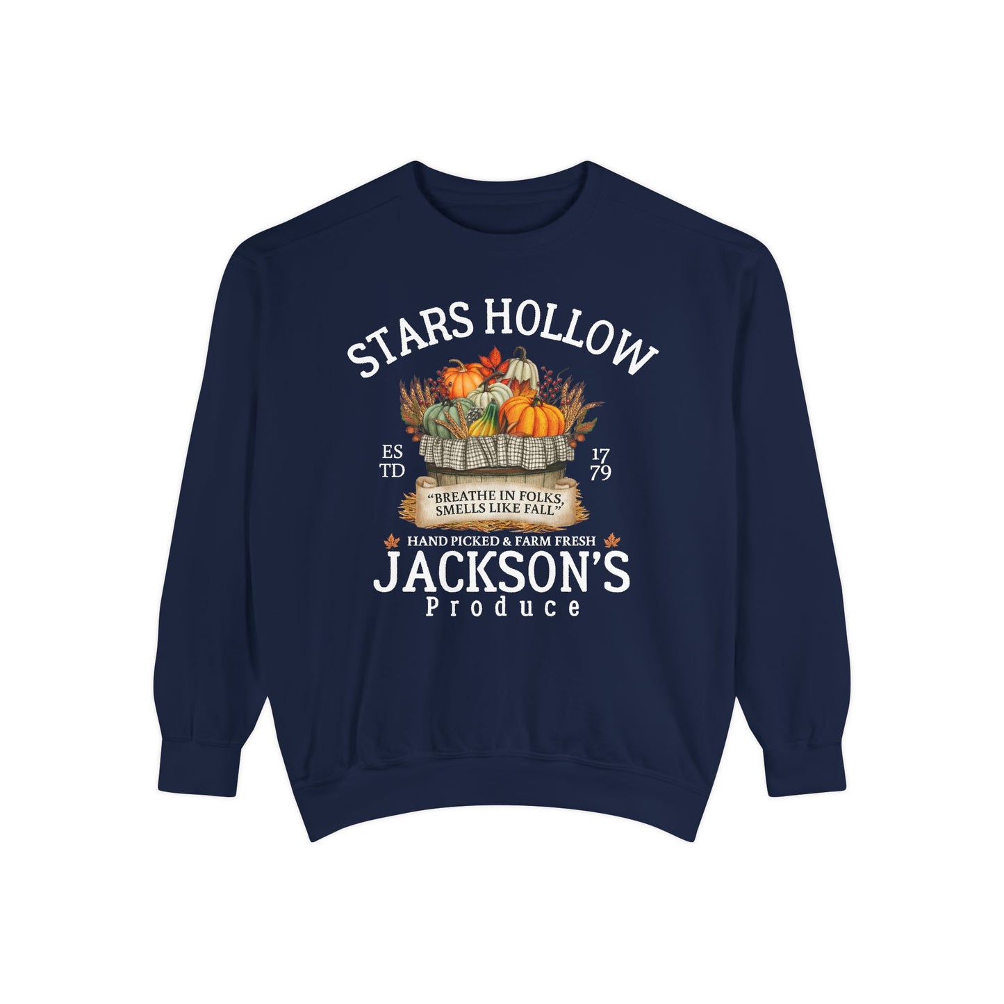 Comfort Colors® Gilmore Girls TV Show Sweatshirt - Stars Hollow Jackson’s Produce