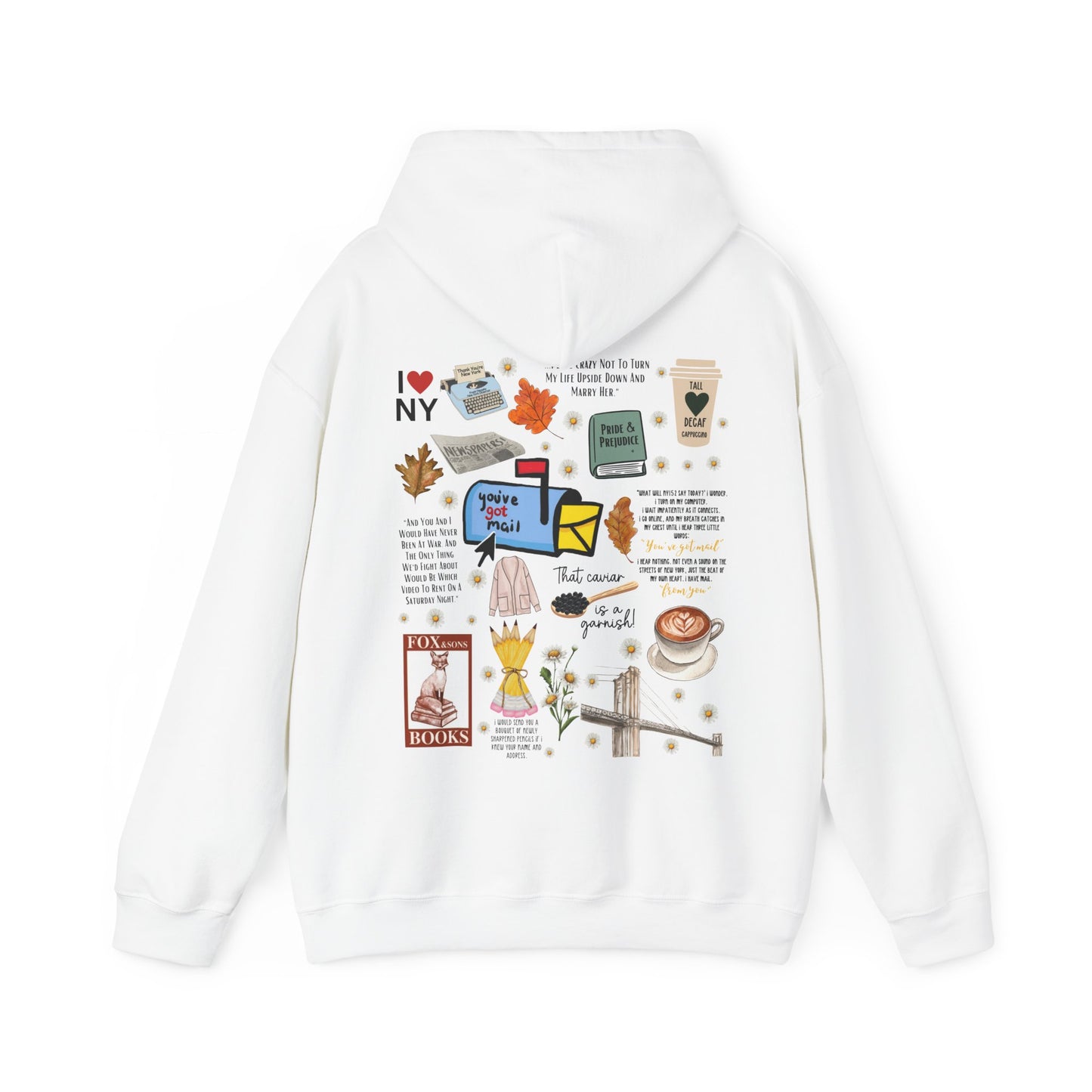 Youve Got Mail Front and Back Hoodie